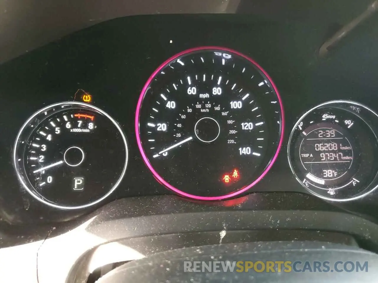 9 Photograph of a damaged car 3CZRU6H34KG726093 HONDA HR-V 2019