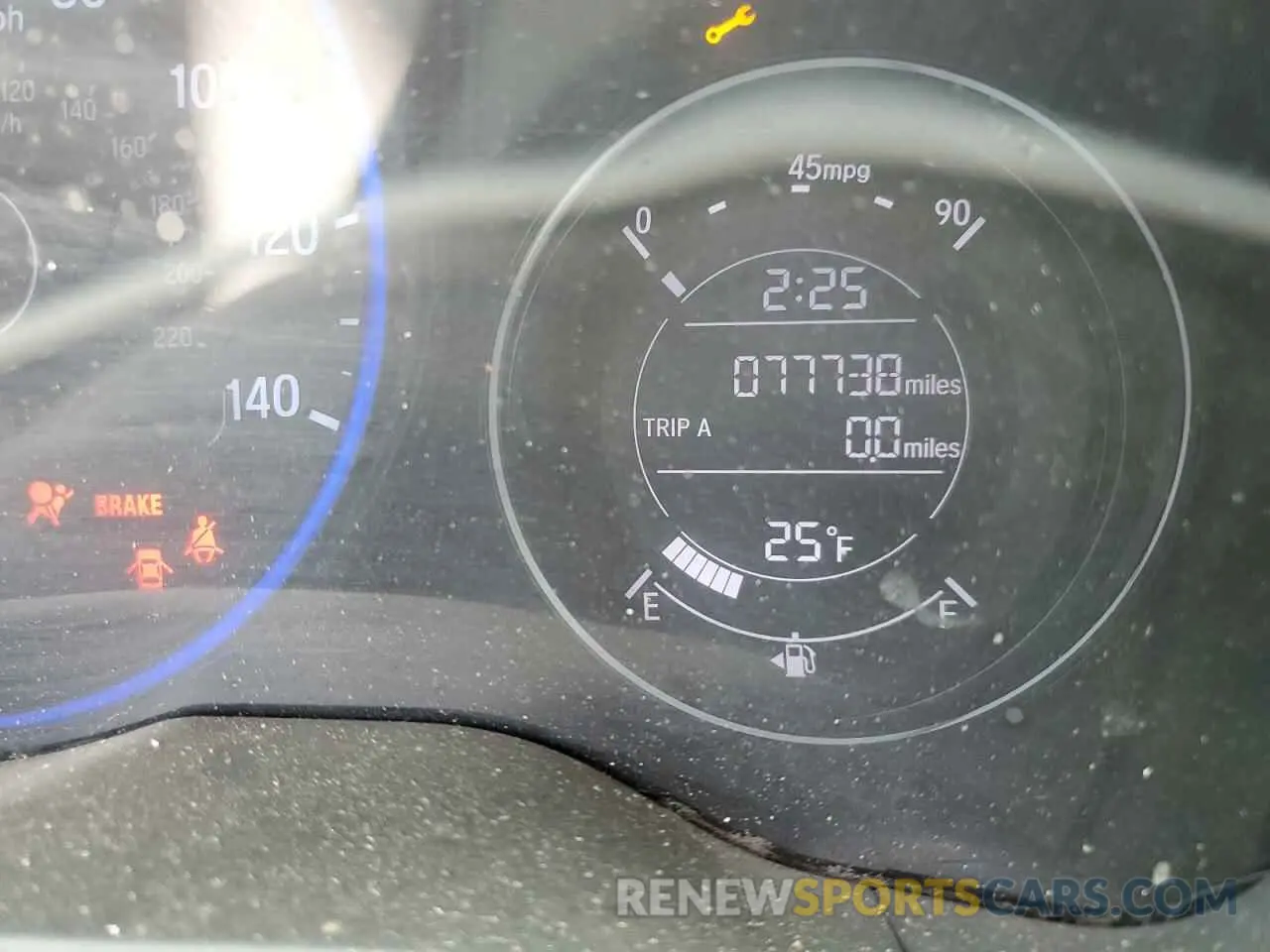 9 Photograph of a damaged car 3CZRU6H34KG727096 HONDA HR-V 2019
