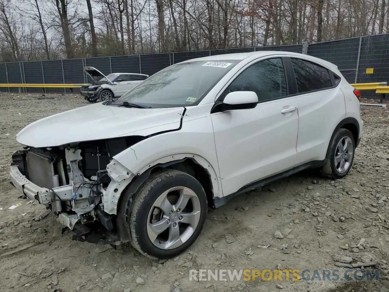 1 Photograph of a damaged car 3CZRU6H34KM705357 HONDA HR-V 2019