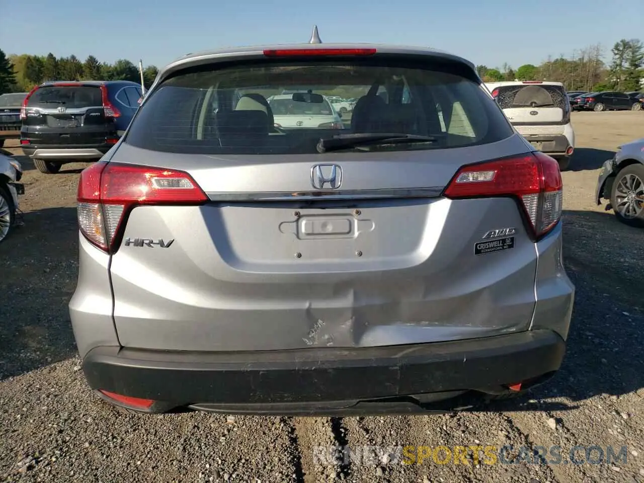 6 Photograph of a damaged car 3CZRU6H35KG708542 HONDA HR-V 2019