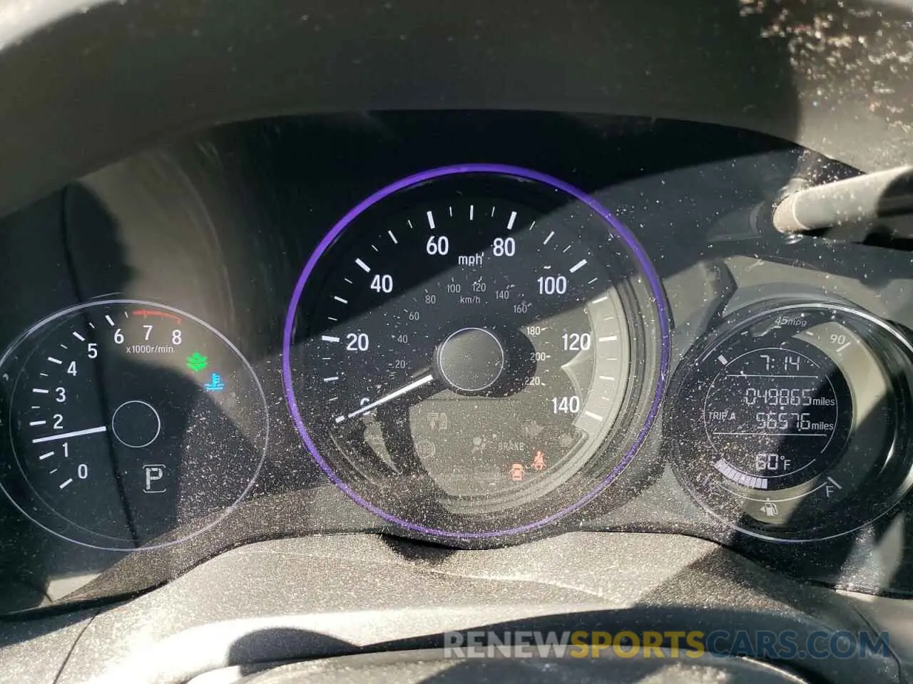 9 Photograph of a damaged car 3CZRU6H35KG708542 HONDA HR-V 2019