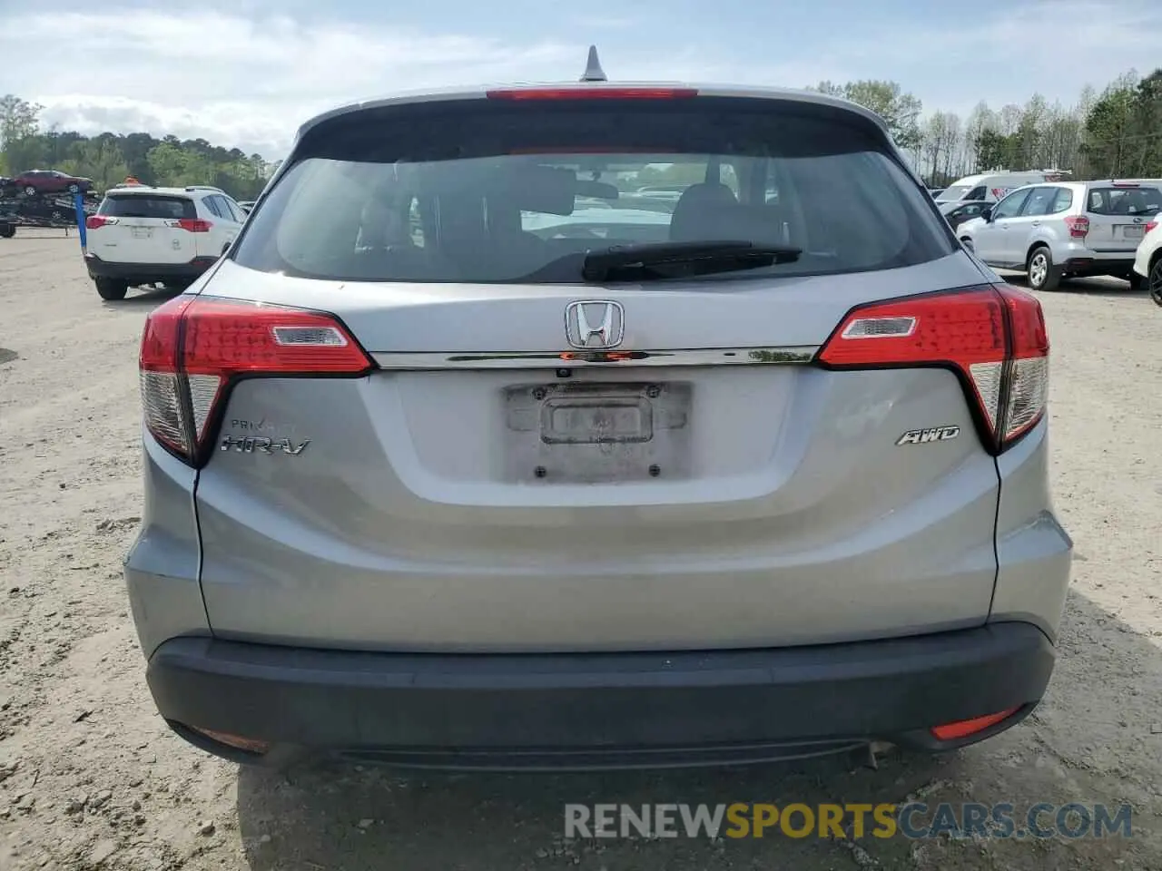 6 Photograph of a damaged car 3CZRU6H35KG719041 HONDA HR-V 2019