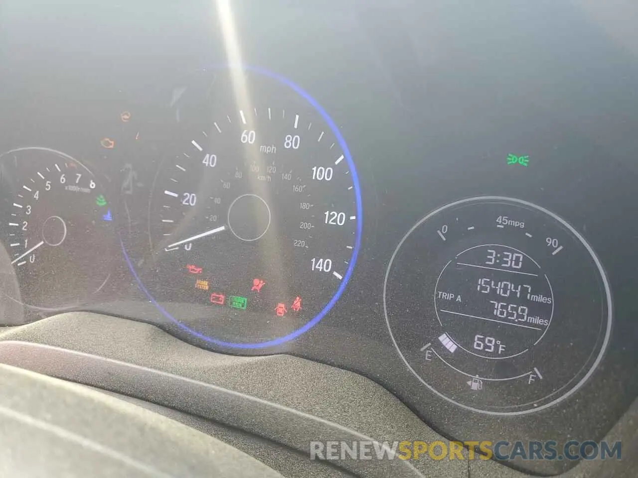 9 Photograph of a damaged car 3CZRU6H35KG719041 HONDA HR-V 2019