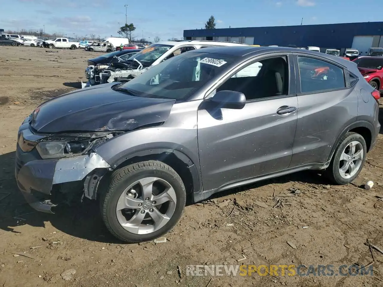 1 Photograph of a damaged car 3CZRU6H35KG722831 HONDA HR-V 2019