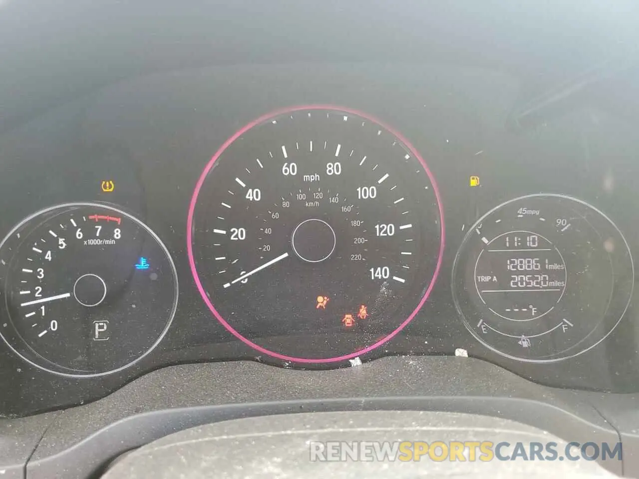 9 Photograph of a damaged car 3CZRU6H35KG722831 HONDA HR-V 2019