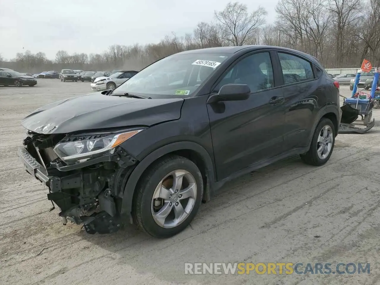 1 Photograph of a damaged car 3CZRU6H35KG727110 HONDA HR-V 2019