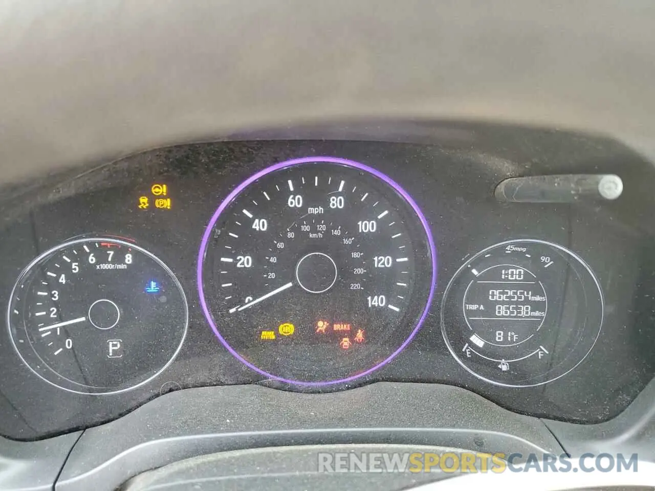 9 Photograph of a damaged car 3CZRU6H35KG727110 HONDA HR-V 2019