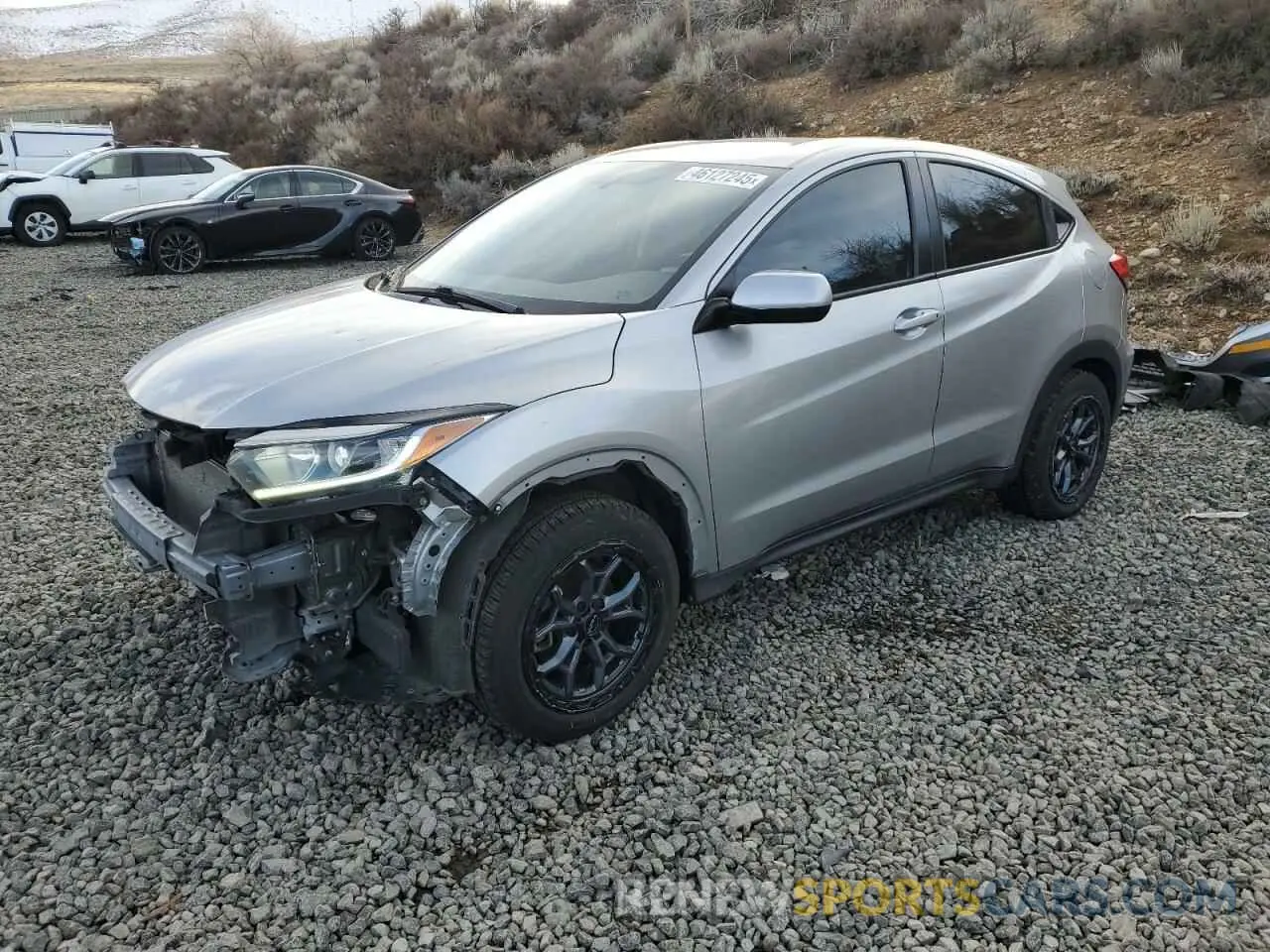 1 Photograph of a damaged car 3CZRU6H36KG703351 HONDA HR-V 2019