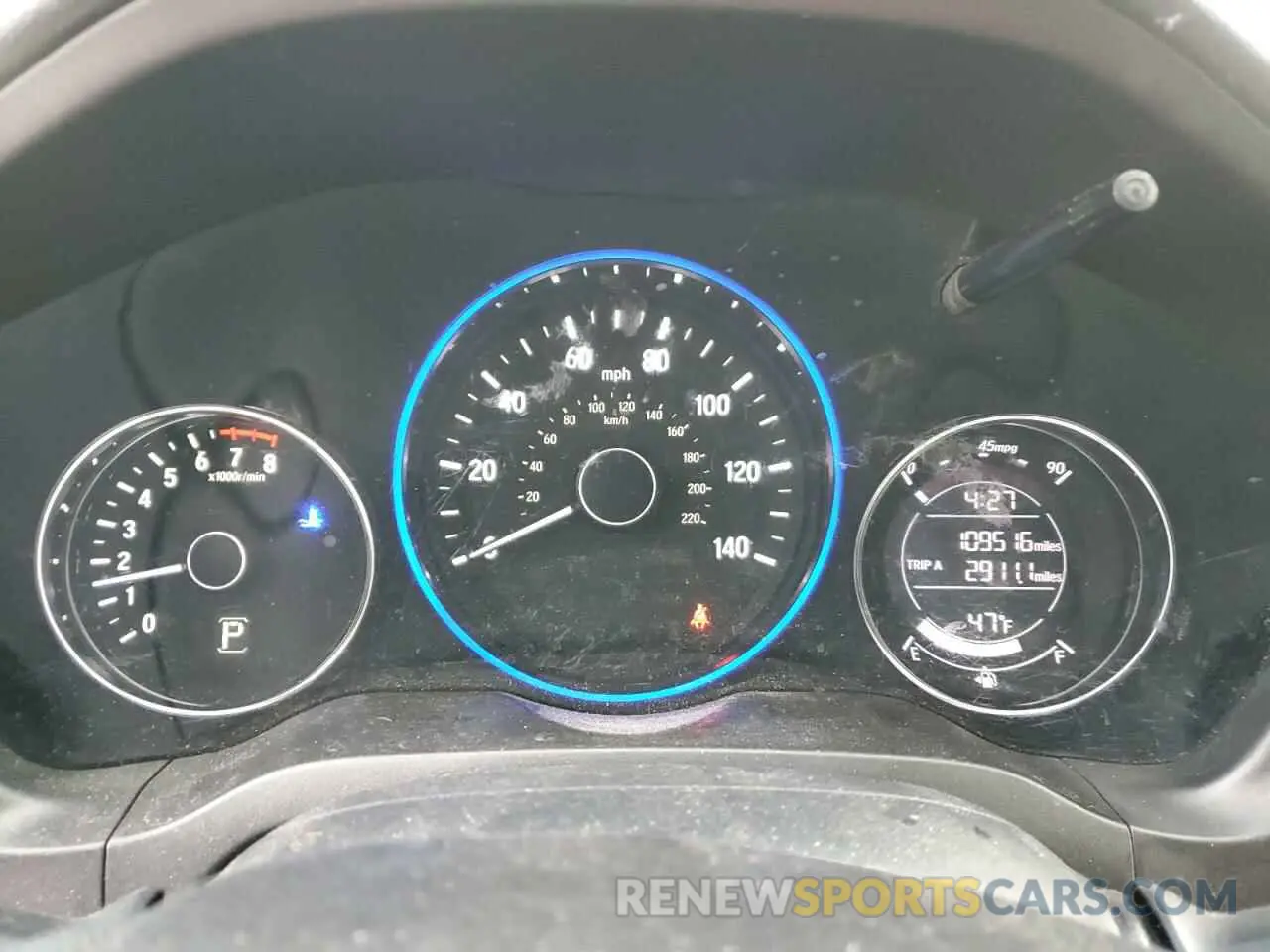 9 Photograph of a damaged car 3CZRU6H36KG703351 HONDA HR-V 2019