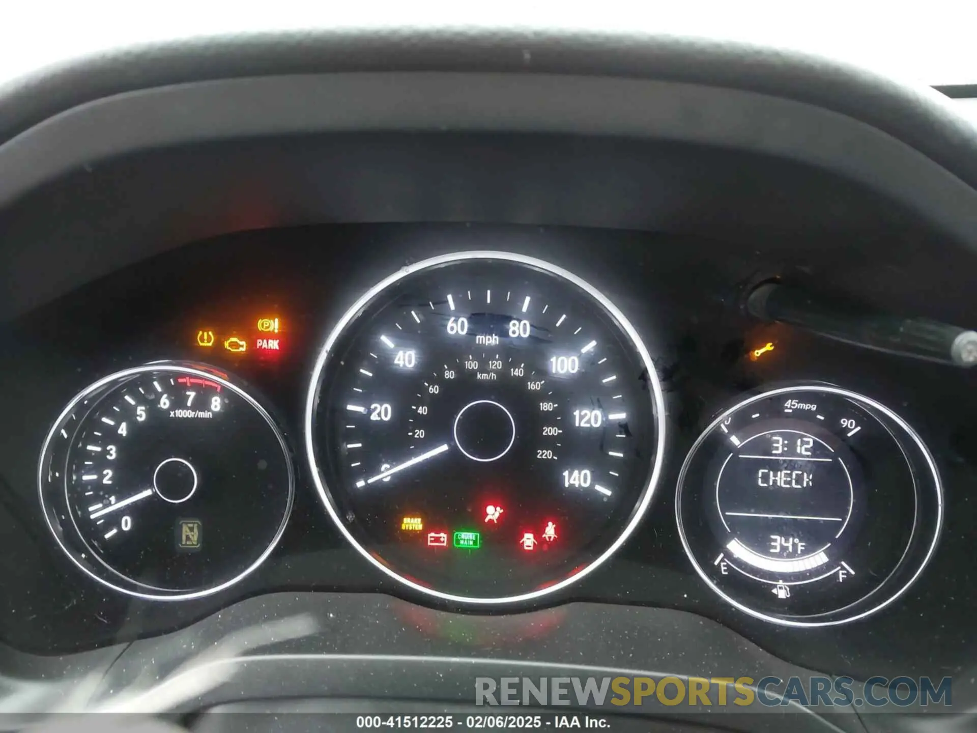 7 Photograph of a damaged car 3CZRU6H36KG718867 HONDA HR-V 2019