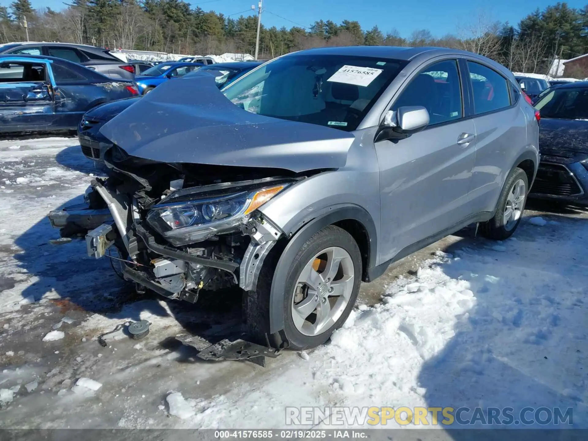 2 Photograph of a damaged car 3CZRU6H36KG729058 HONDA HR-V 2019