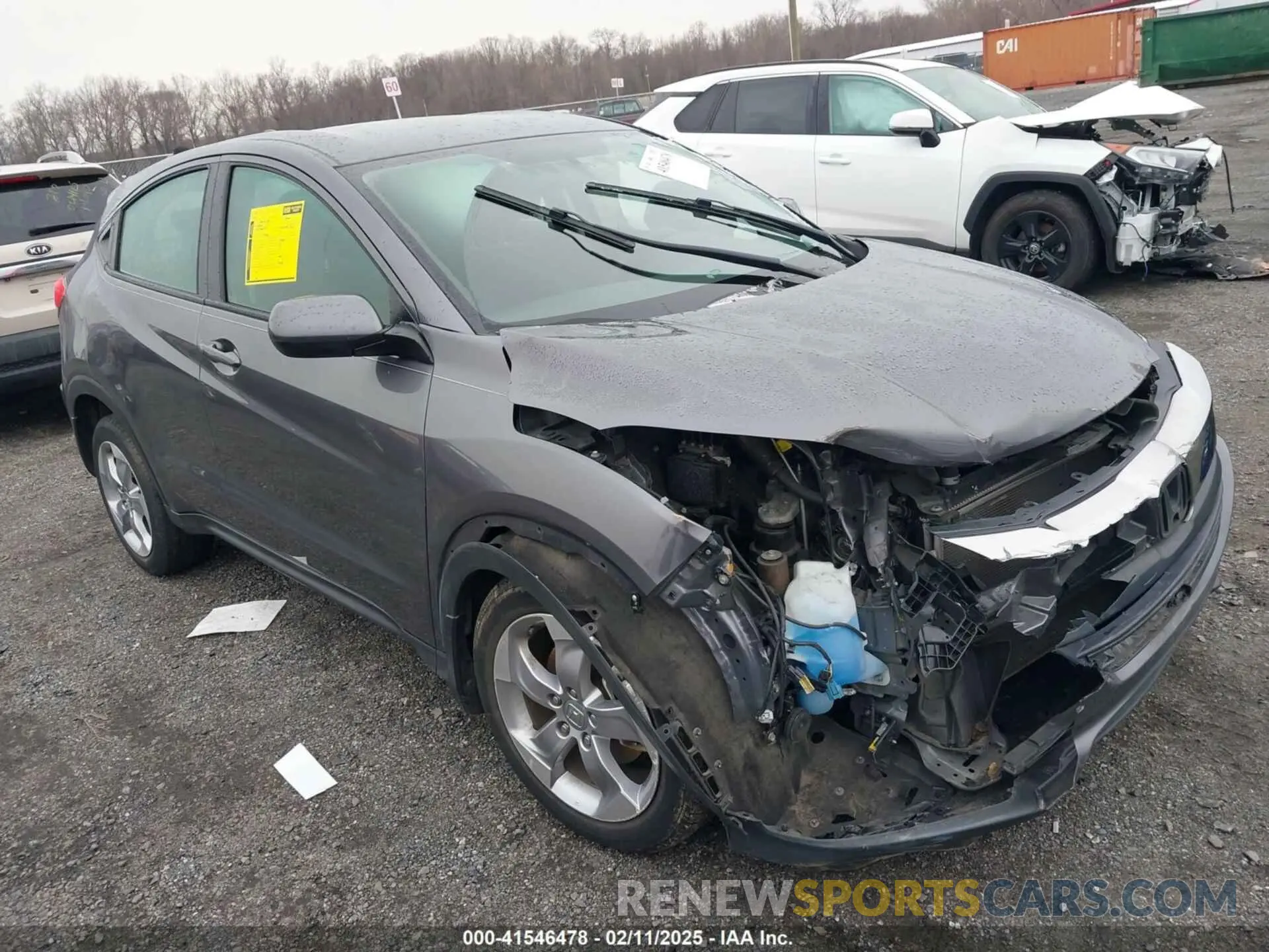 1 Photograph of a damaged car 3CZRU6H36KG729156 HONDA HR-V 2019
