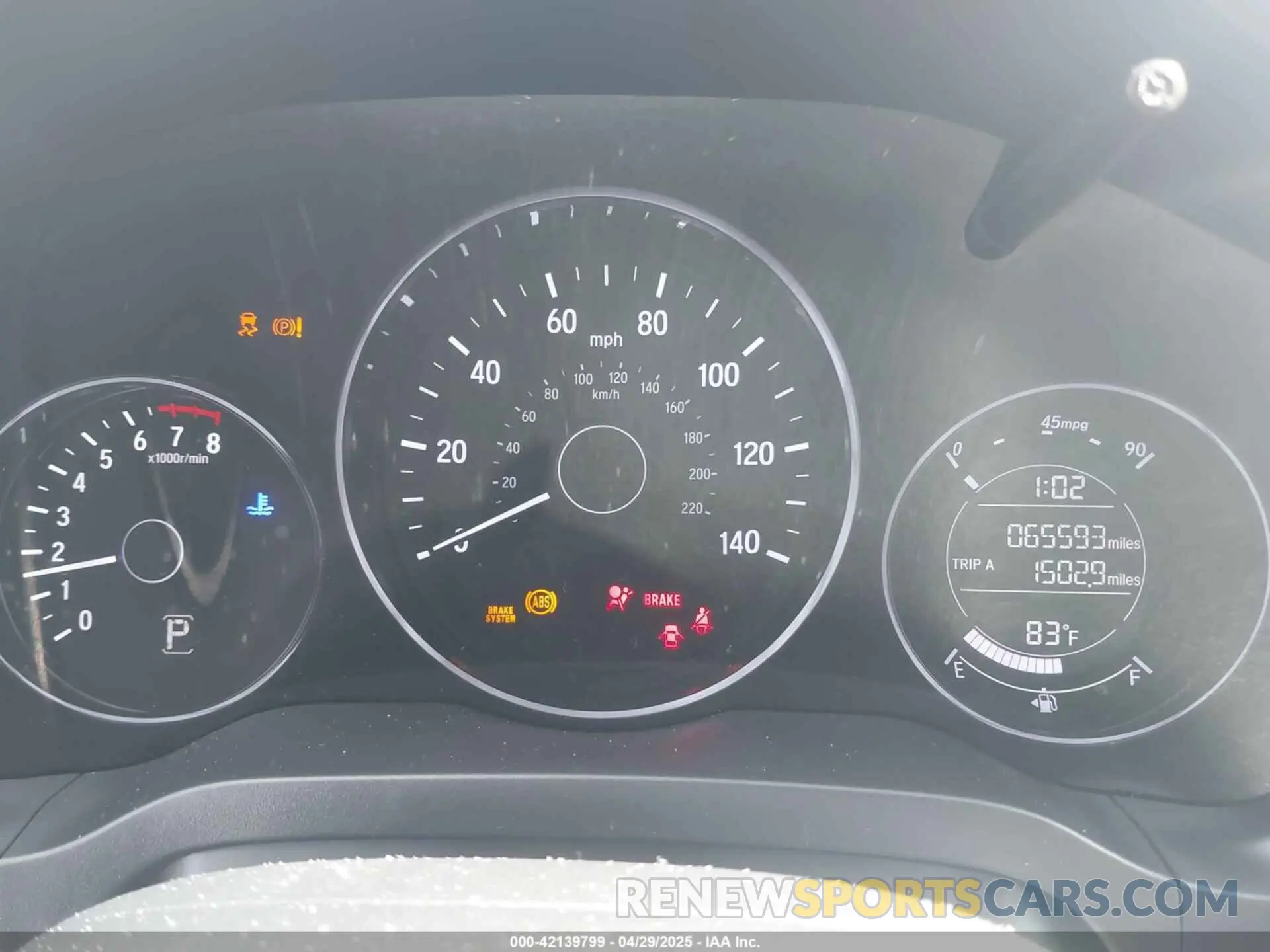 7 Photograph of a damaged car 3CZRU6H37KG726234 HONDA HR-V 2019