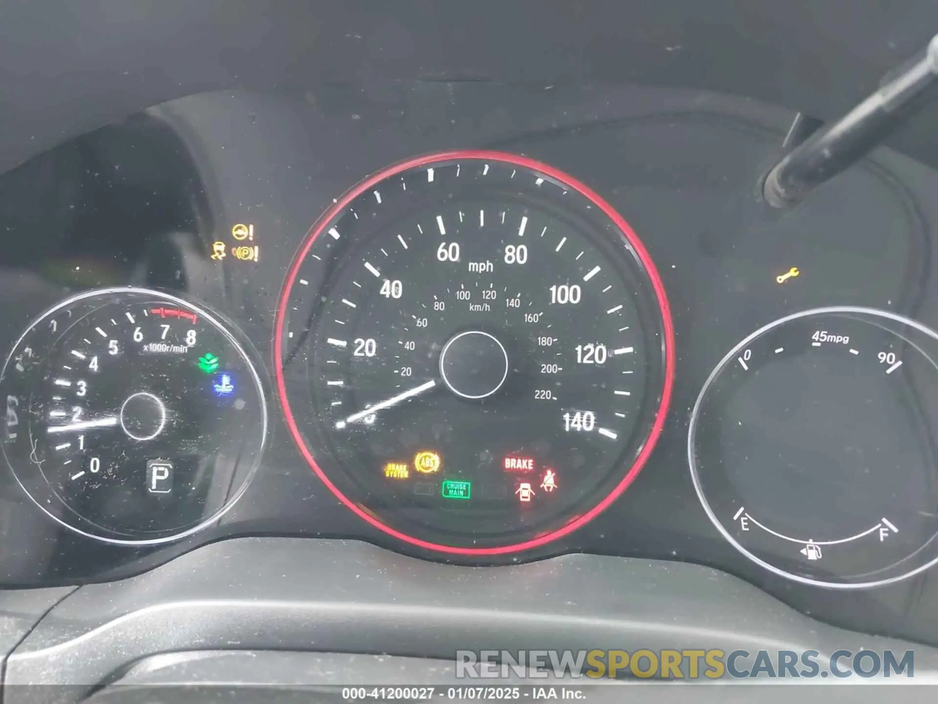 7 Photograph of a damaged car 3CZRU6H37KG731837 HONDA HR-V 2019