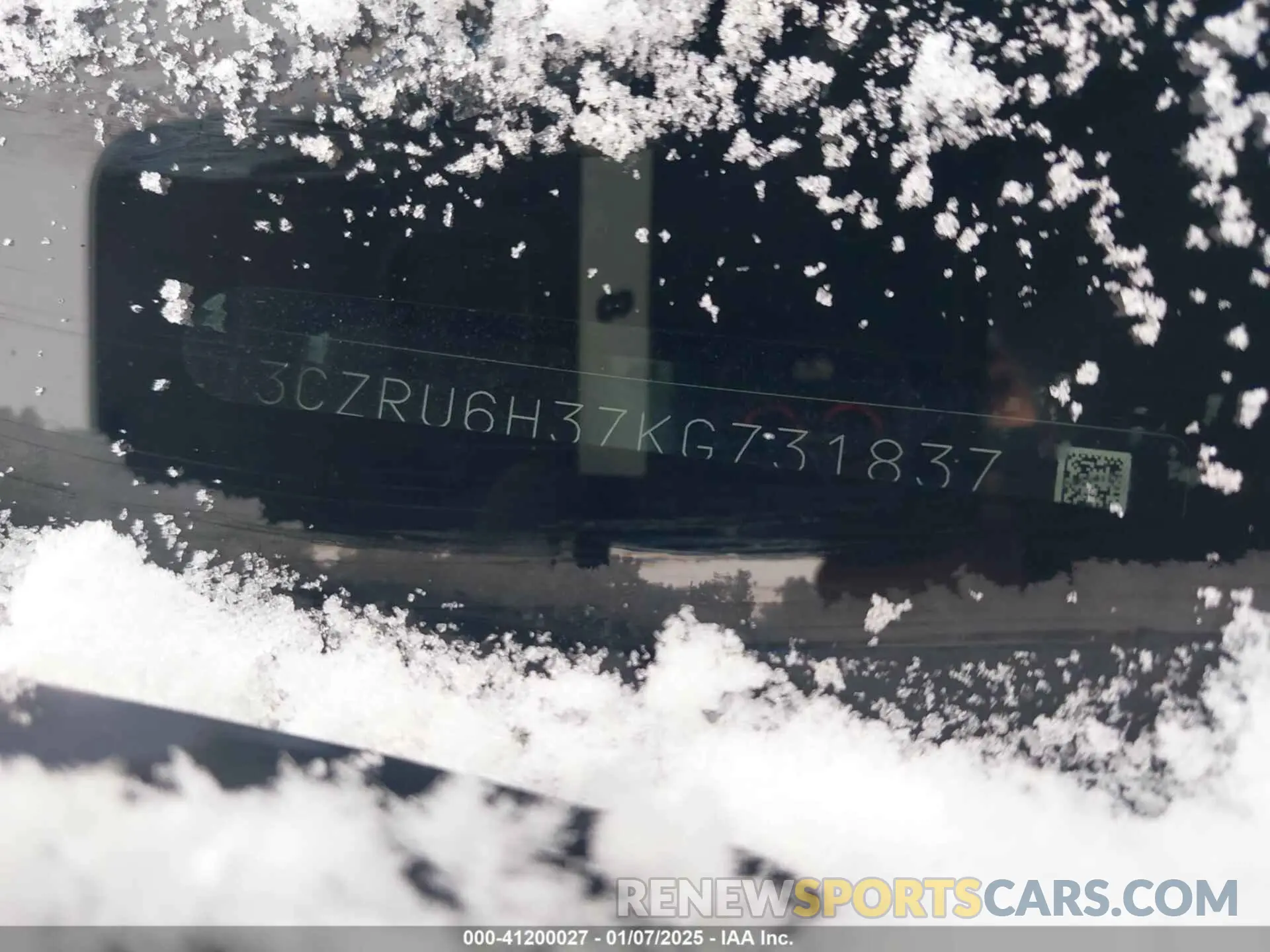 9 Photograph of a damaged car 3CZRU6H37KG731837 HONDA HR-V 2019