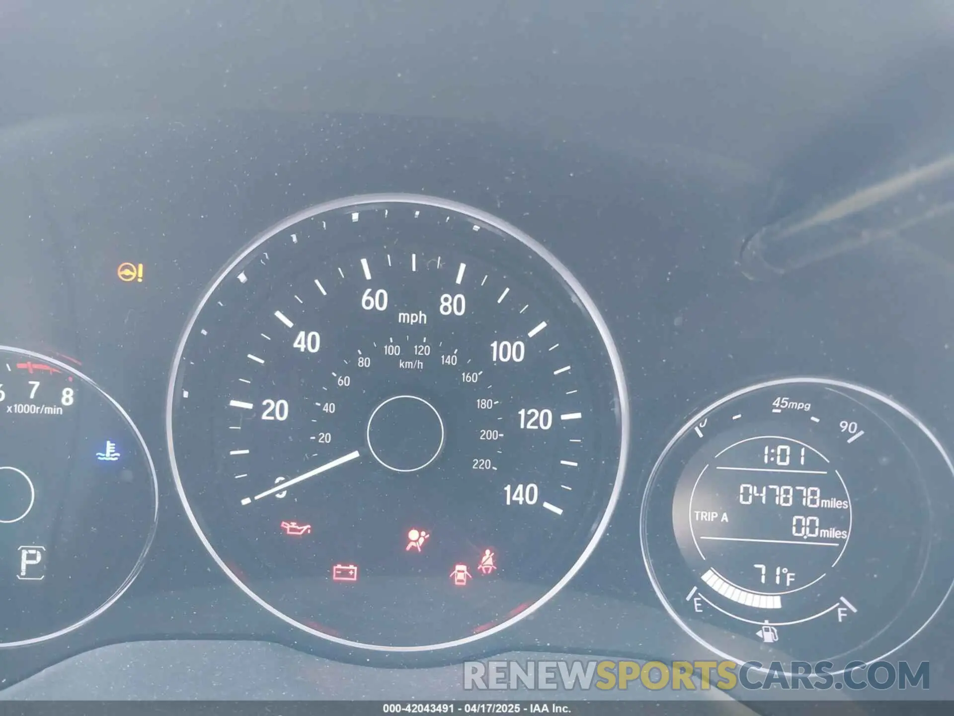7 Photograph of a damaged car 3CZRU6H38KG707210 HONDA HR-V 2019