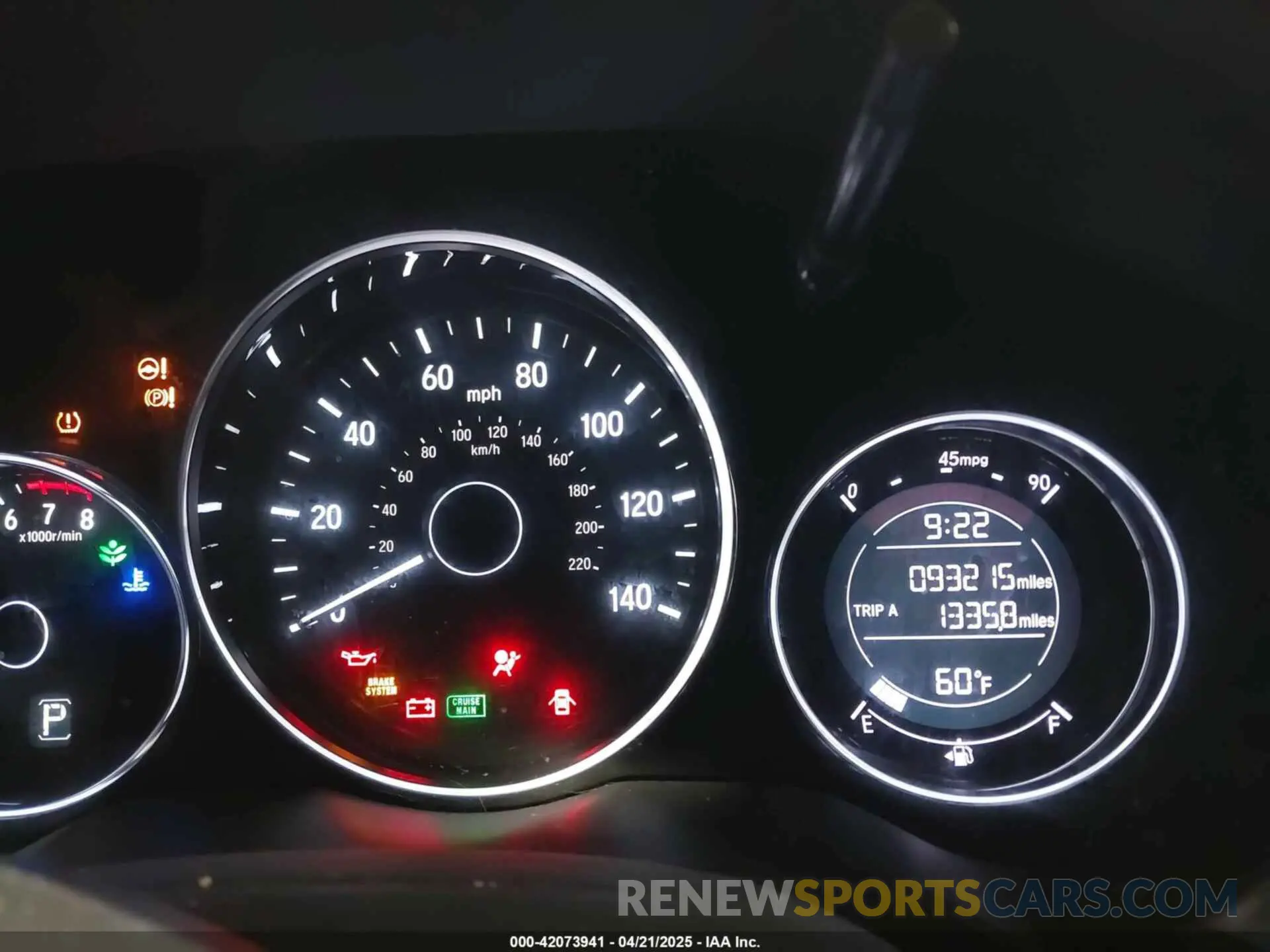 7 Photograph of a damaged car 3CZRU6H38KG713332 HONDA HR-V 2019