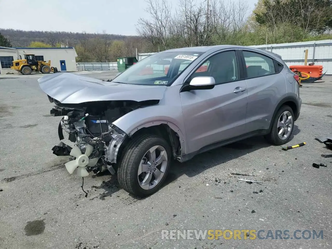 1 Photograph of a damaged car 3CZRU6H38KG730275 HONDA HR-V 2019
