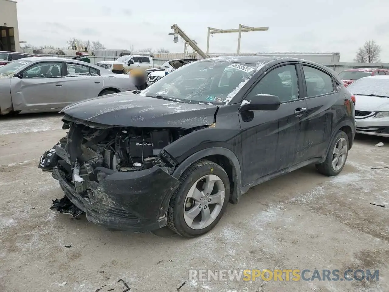1 Photograph of a damaged car 3CZRU6H39KG722038 HONDA HR-V 2019