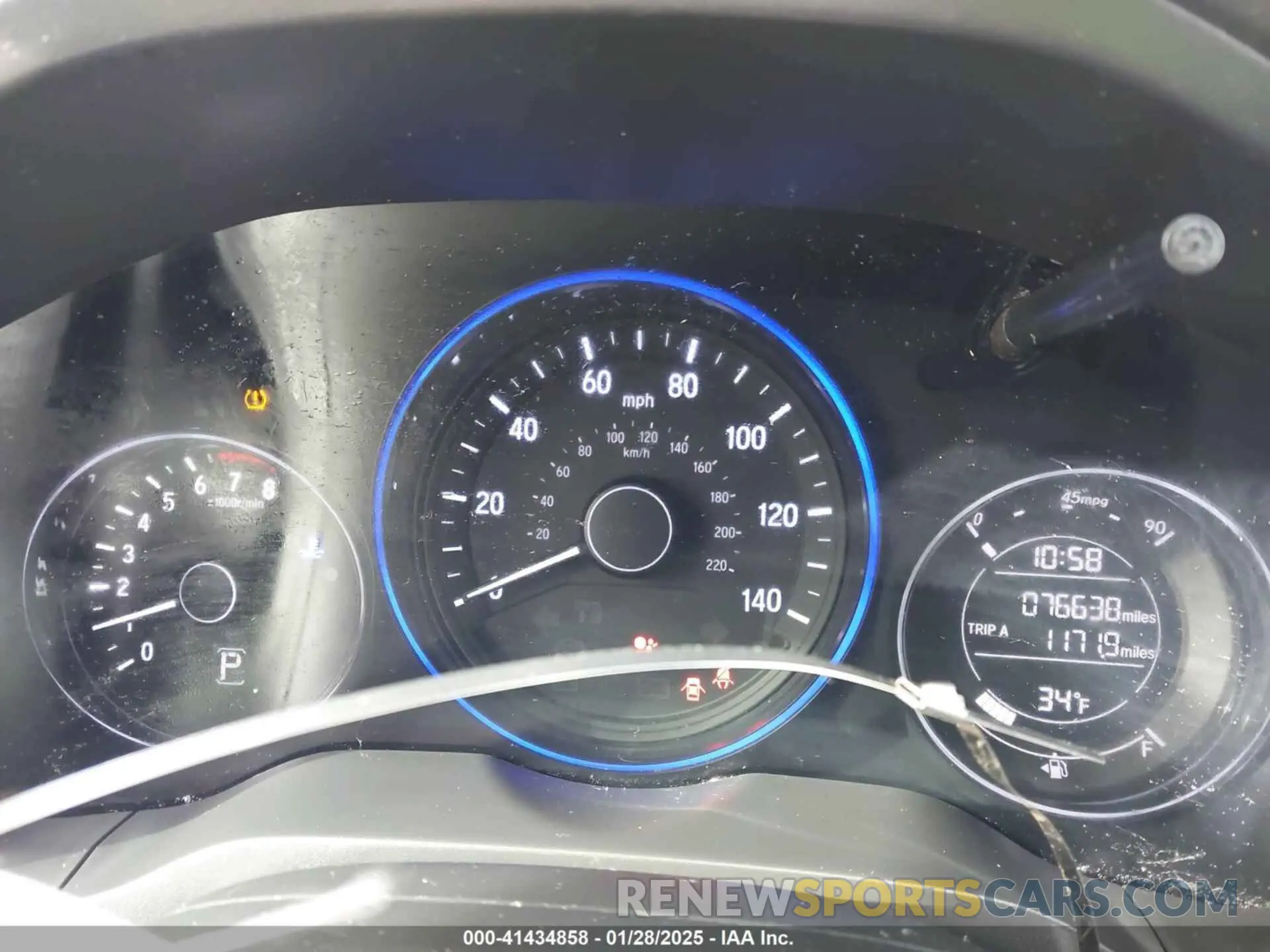 7 Photograph of a damaged car 3CZRU6H3XKG707855 HONDA HR-V 2019