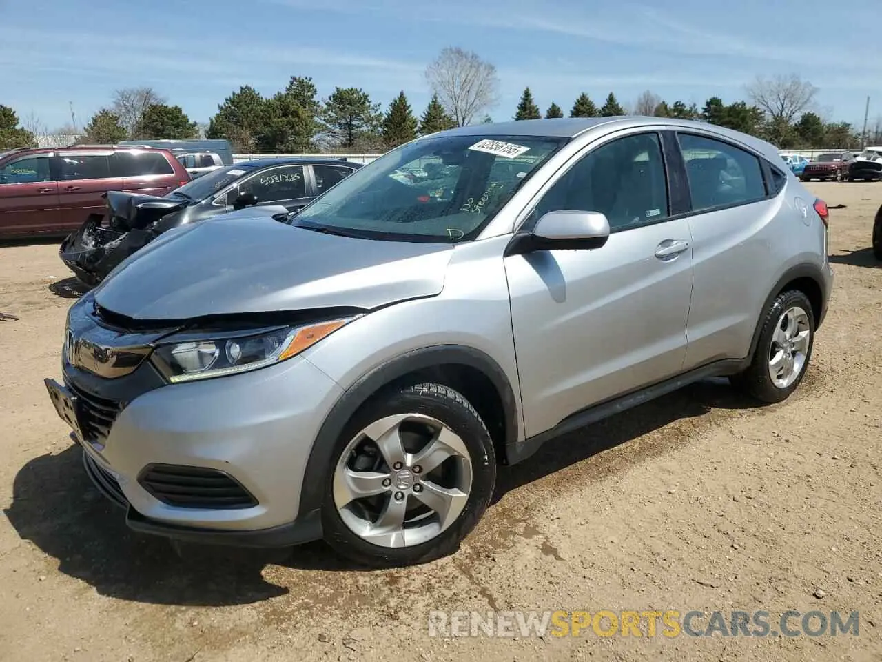 1 Photograph of a damaged car 3CZRU6H3XKG710125 HONDA HR-V 2019