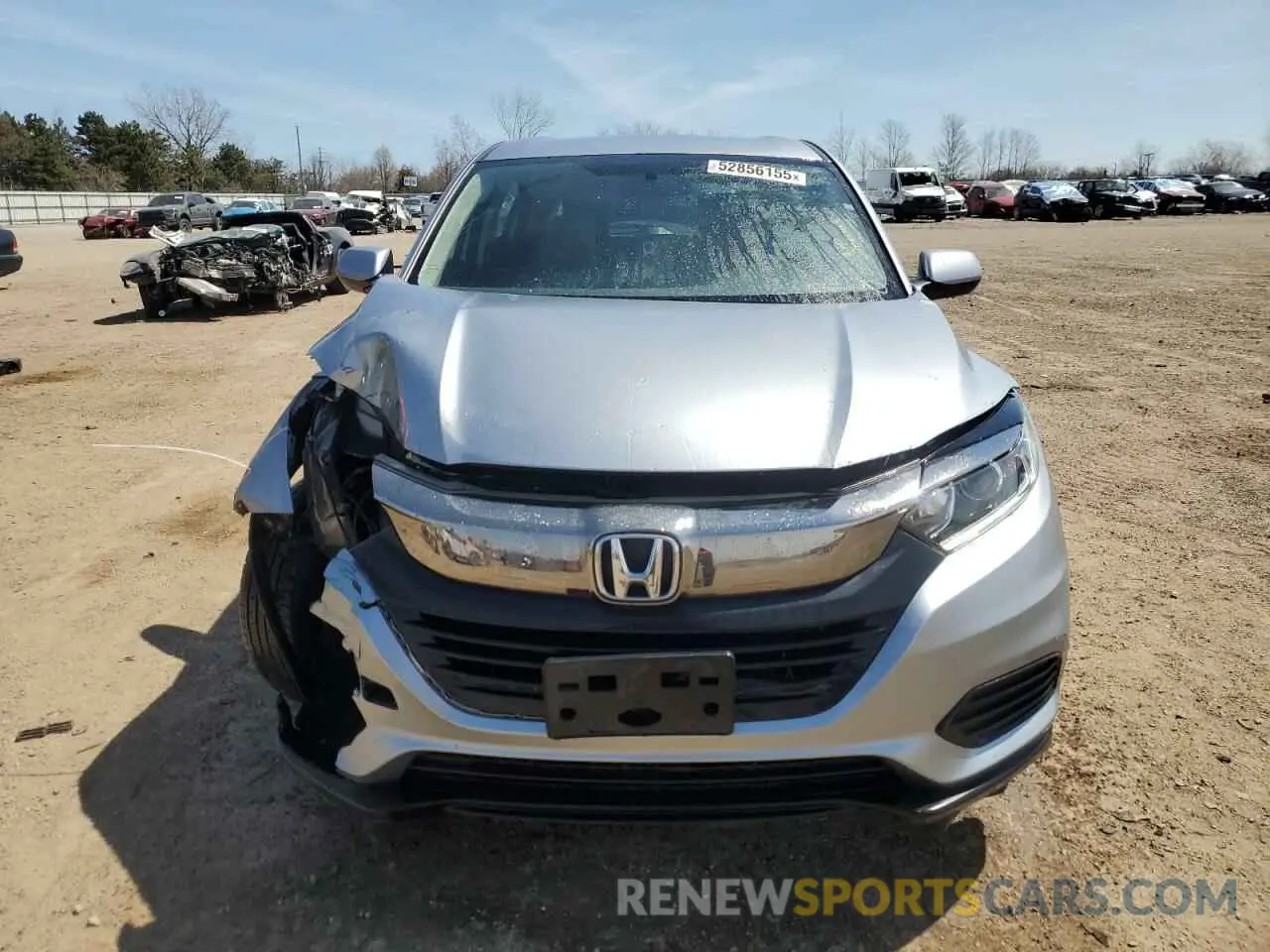 5 Photograph of a damaged car 3CZRU6H3XKG710125 HONDA HR-V 2019