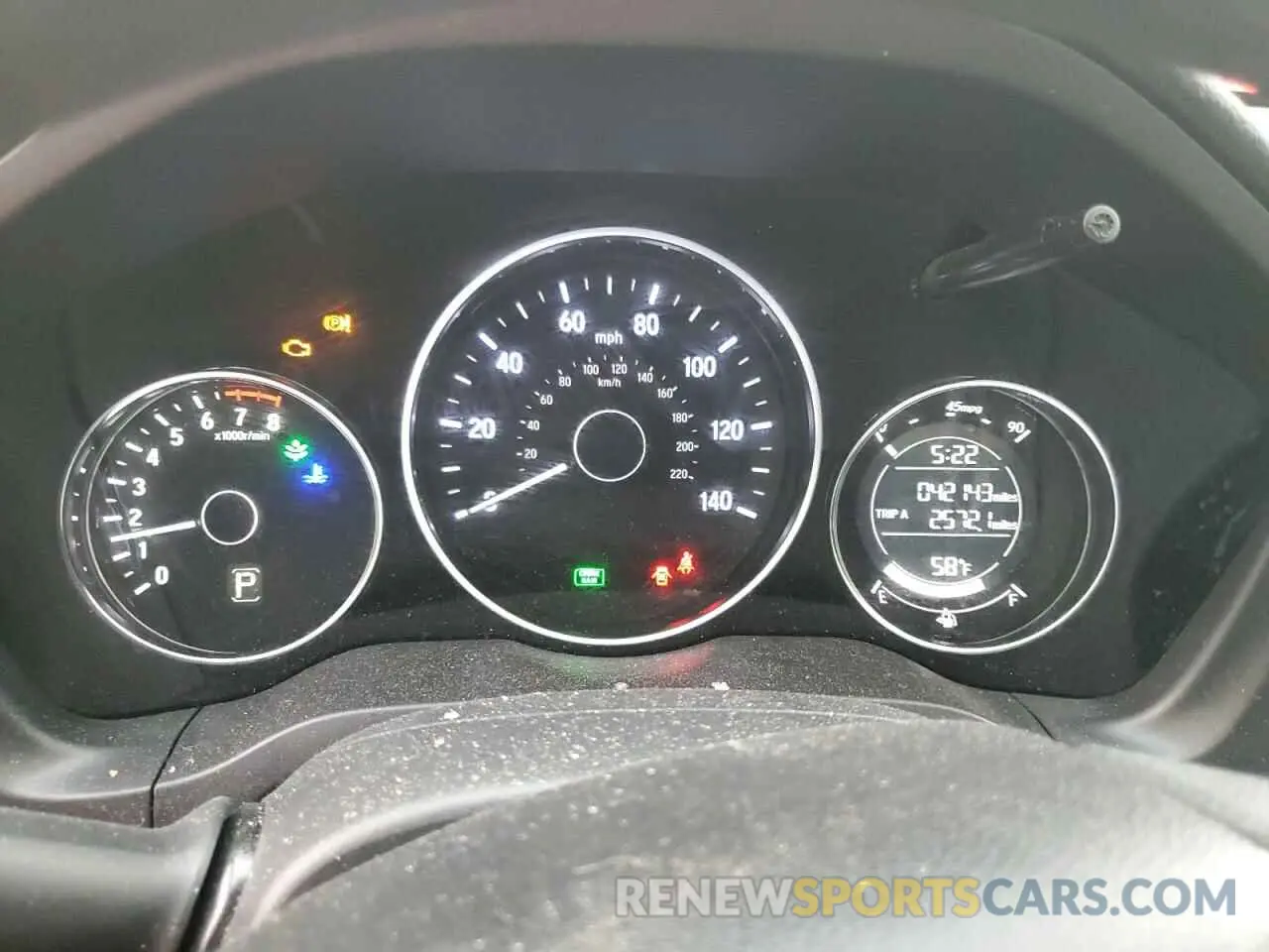 9 Photograph of a damaged car 3CZRU6H3XKG731024 HONDA HR-V 2019