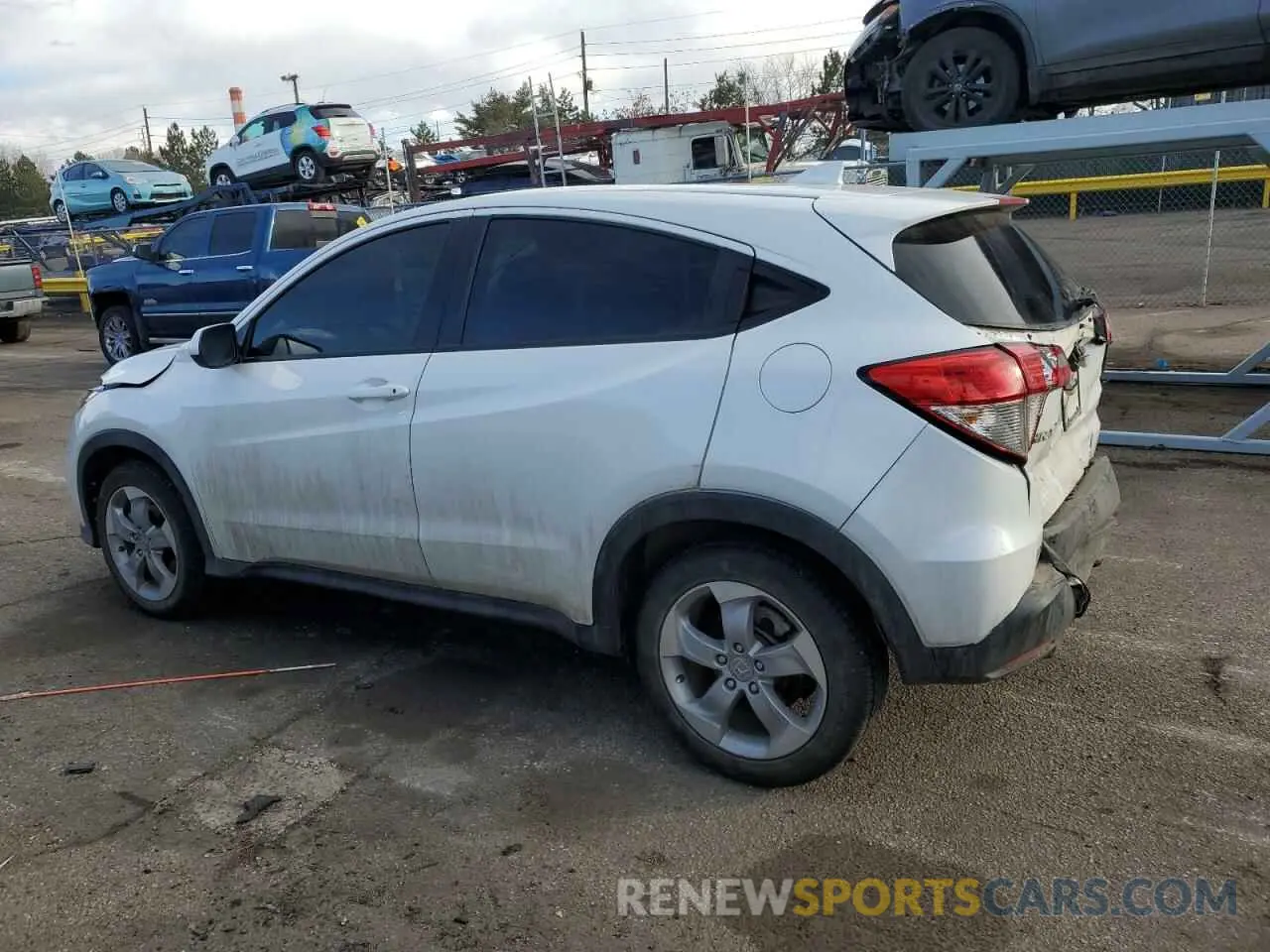 2 Photograph of a damaged car 3CZRU6H3XKM709218 HONDA HR-V 2019