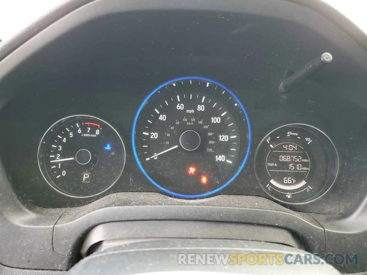 9 Photograph of a damaged car 3CZRU6H3XKM709218 HONDA HR-V 2019
