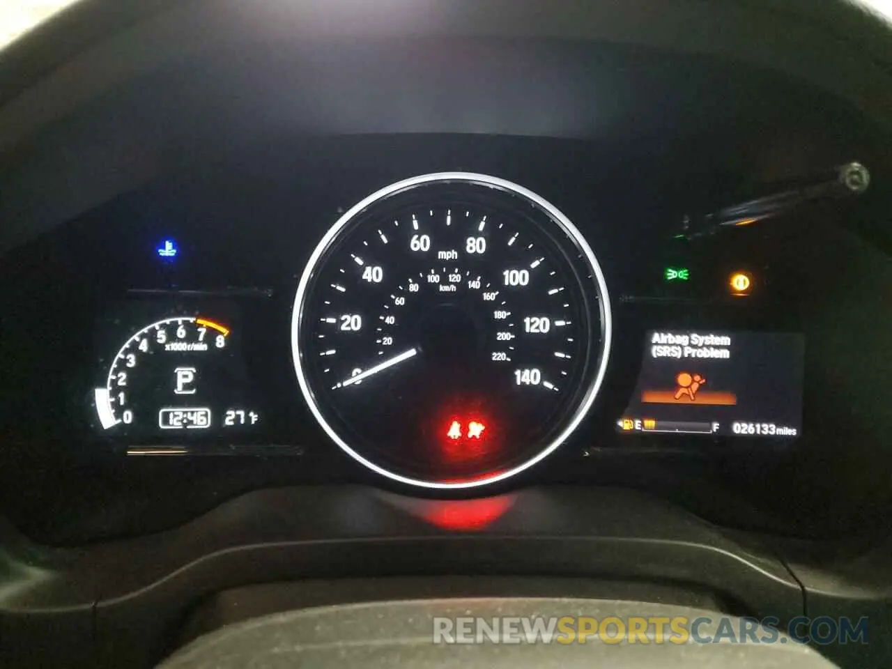 9 Photograph of a damaged car 3CZRU6H52KM726550 HONDA HR-V 2019