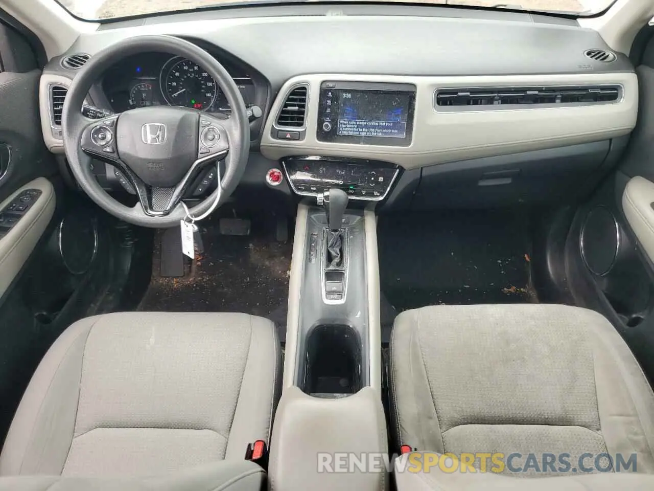 8 Photograph of a damaged car 3CZRU6H52KM730369 HONDA HR-V 2019