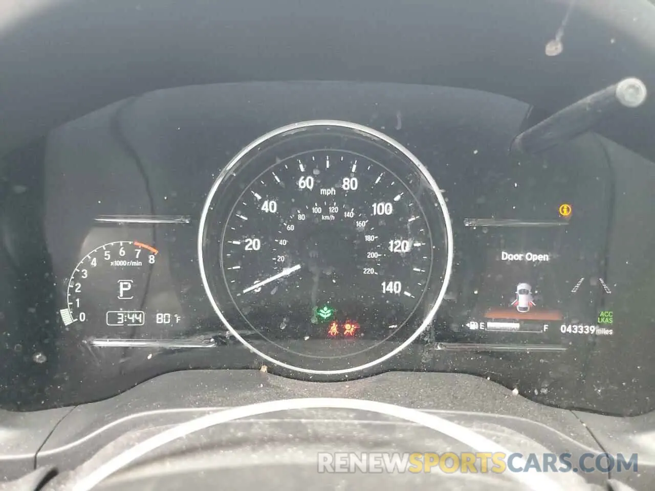 9 Photograph of a damaged car 3CZRU6H52KM730369 HONDA HR-V 2019