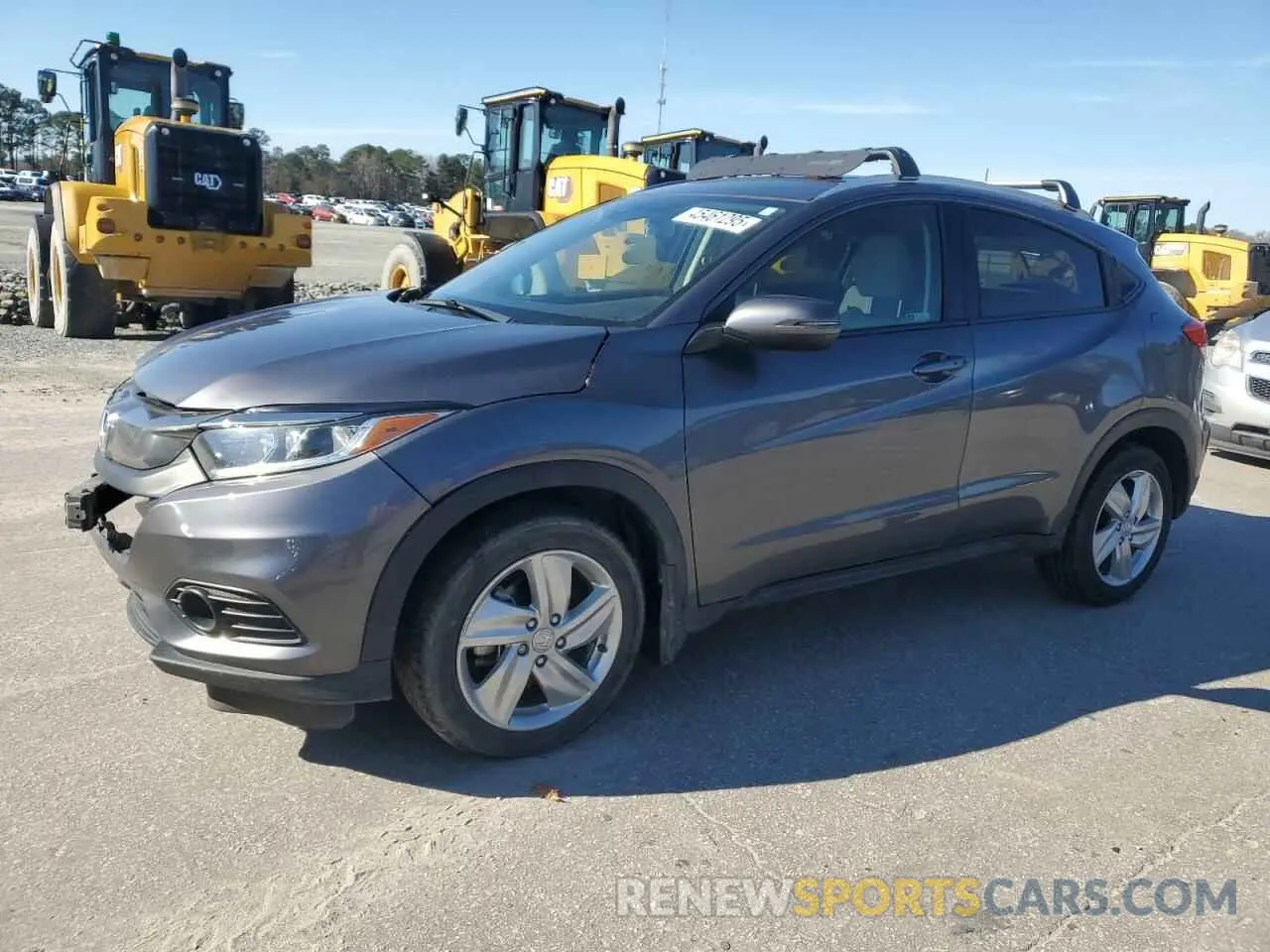 1 Photograph of a damaged car 3CZRU6H52KM732252 HONDA HR-V 2019