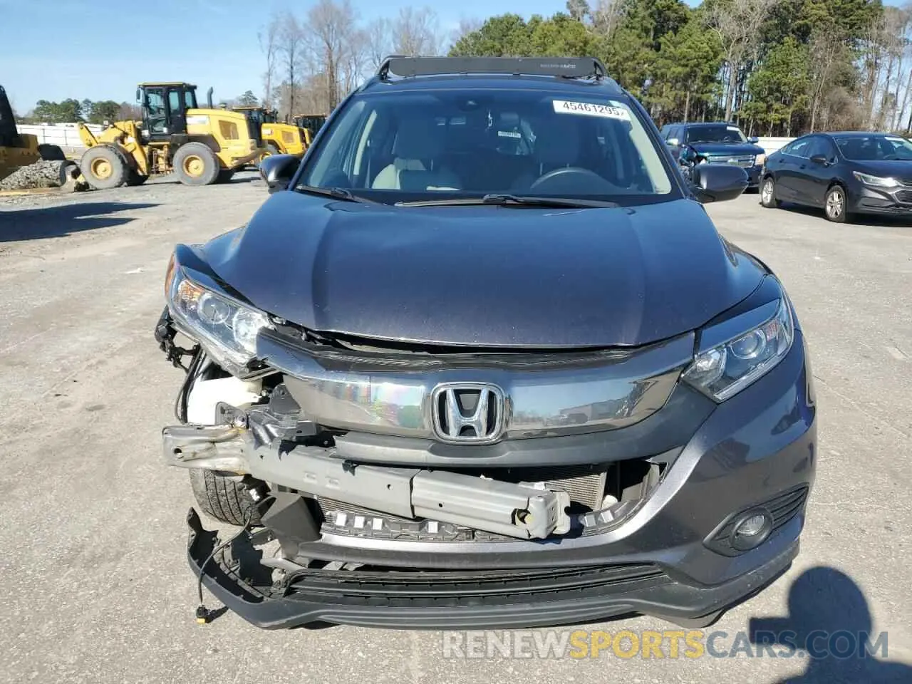 5 Photograph of a damaged car 3CZRU6H52KM732252 HONDA HR-V 2019