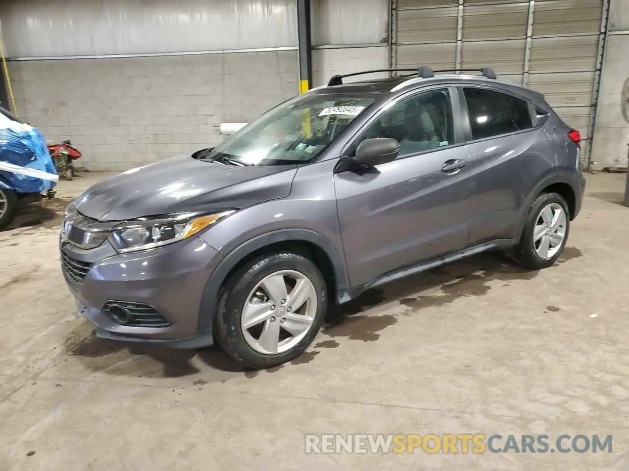 1 Photograph of a damaged car 3CZRU6H53KM707862 HONDA HR-V 2019