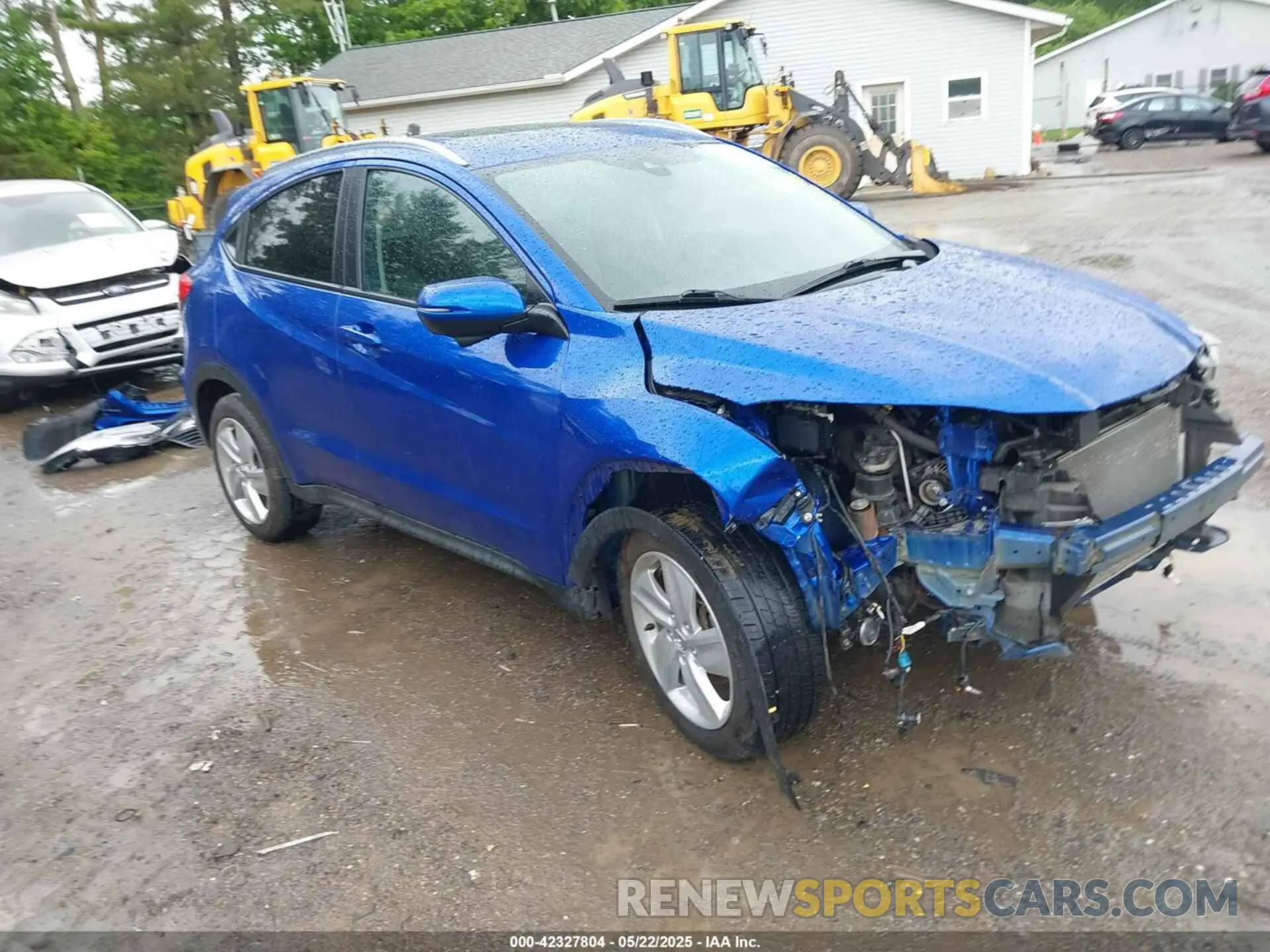 1 Photograph of a damaged car 3CZRU6H53KM709725 HONDA HR-V 2019