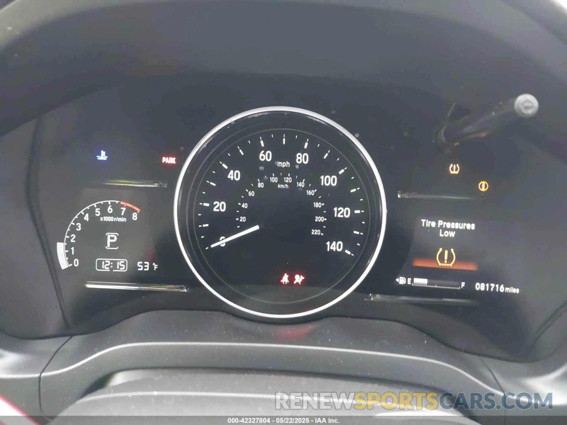 7 Photograph of a damaged car 3CZRU6H53KM709725 HONDA HR-V 2019