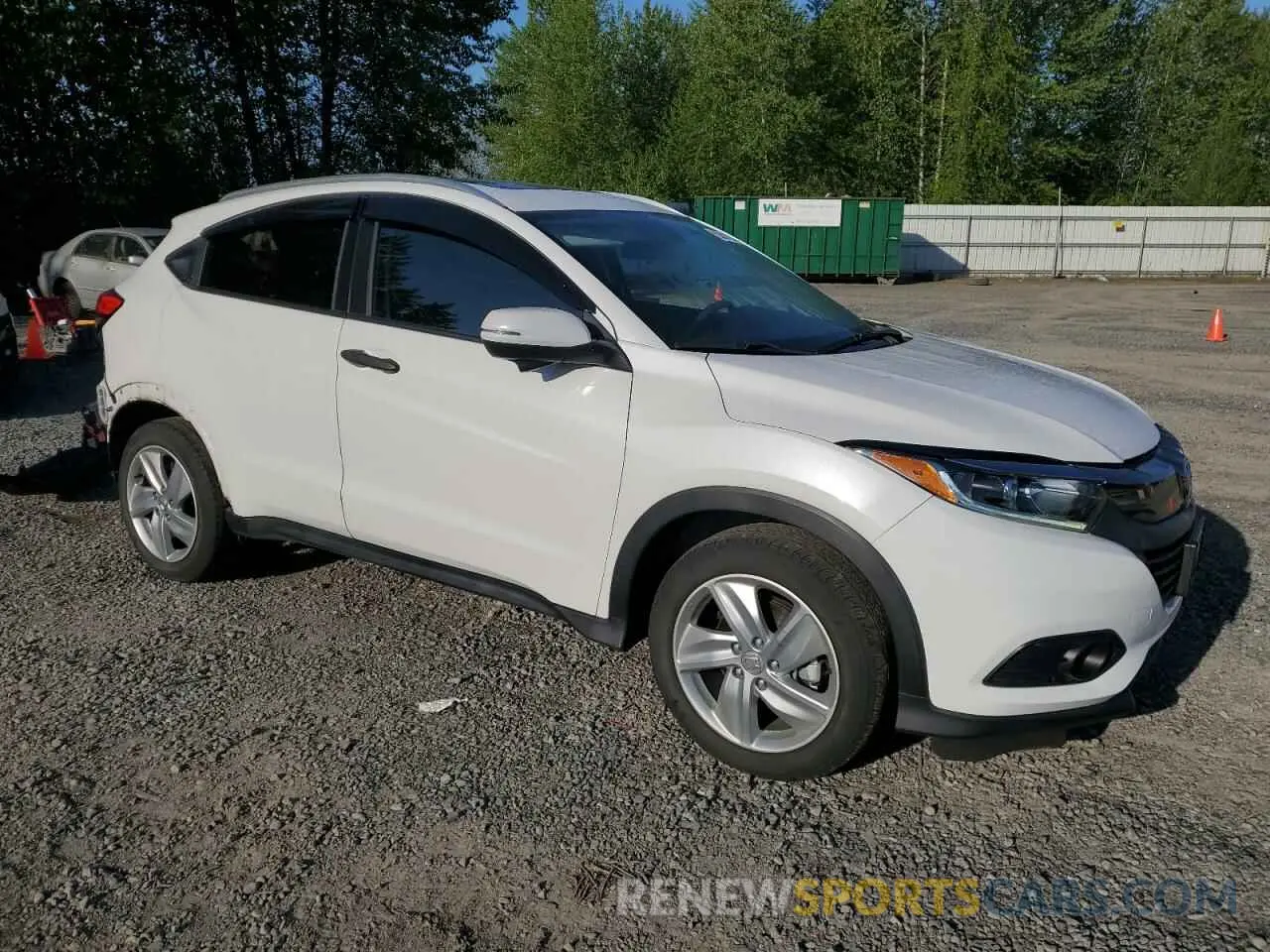 4 Photograph of a damaged car 3CZRU6H53KM724645 HONDA HR-V 2019