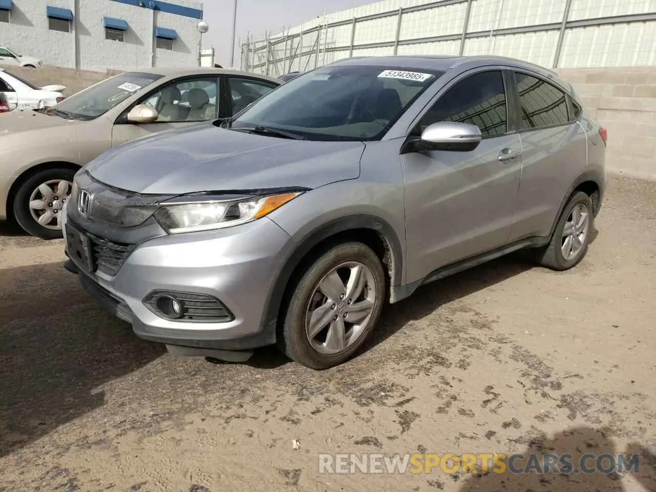 1 Photograph of a damaged car 3CZRU6H53KM726508 HONDA HR-V 2019
