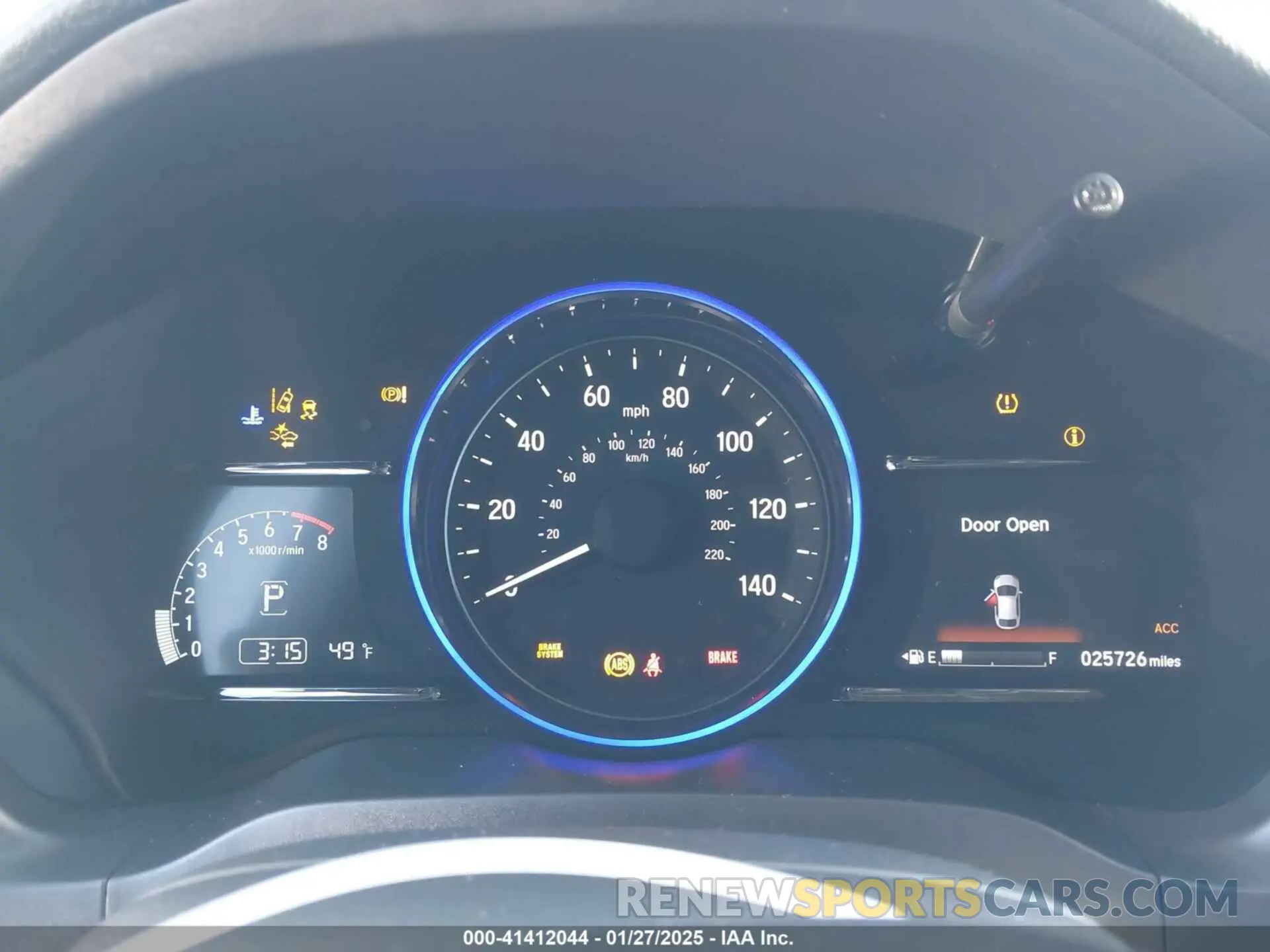 7 Photograph of a damaged car 3CZRU6H53KM732423 HONDA HR-V 2019
