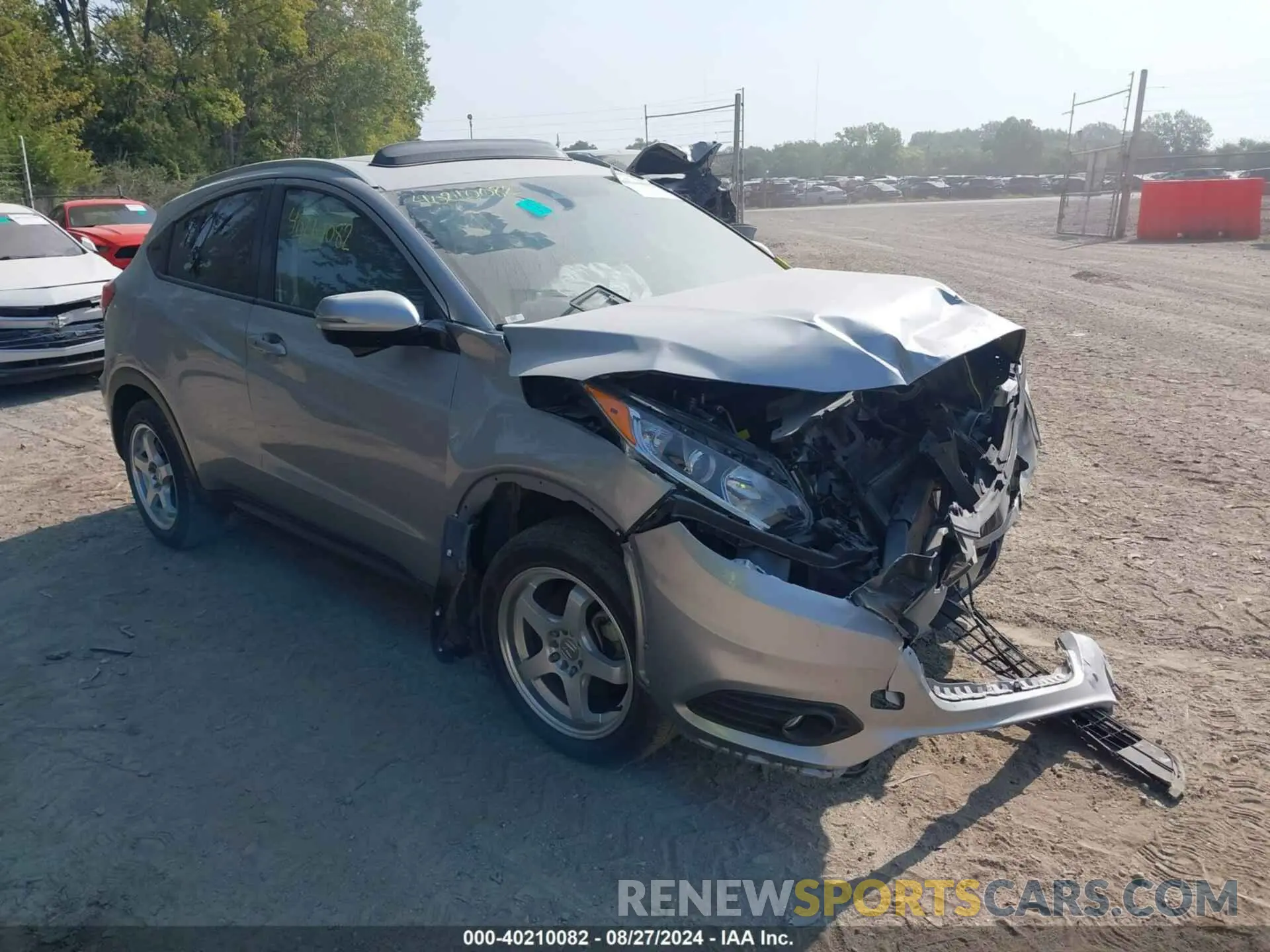 1 Photograph of a damaged car 3CZRU6H53KM735824 HONDA HR-V 2019
