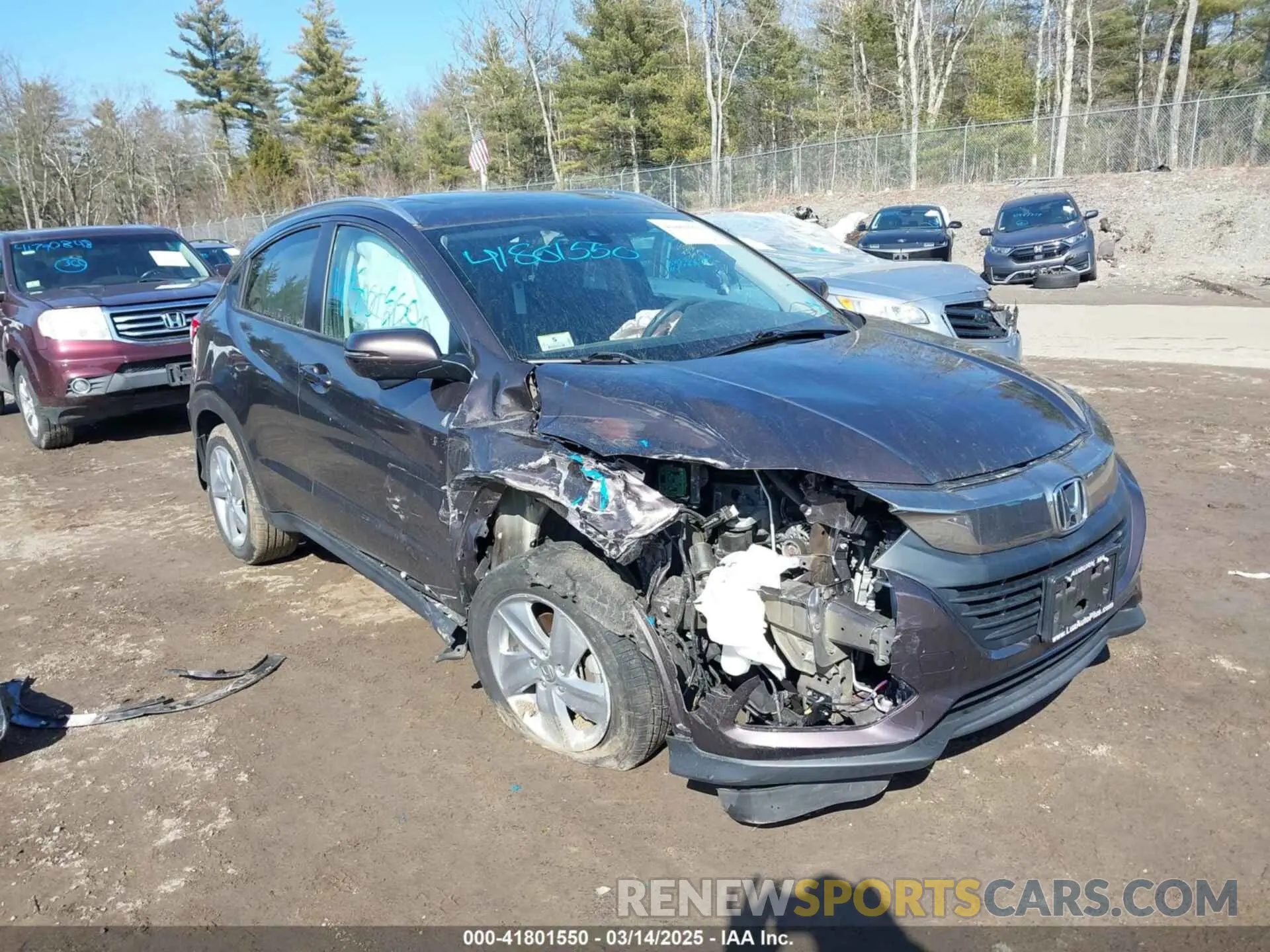 6 Photograph of a damaged car 3CZRU6H53KM736438 HONDA HR-V 2019