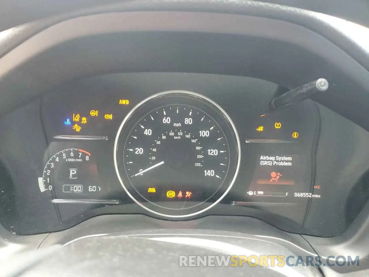 9 Photograph of a damaged car 3CZRU6H54KM724864 HONDA HR-V 2019