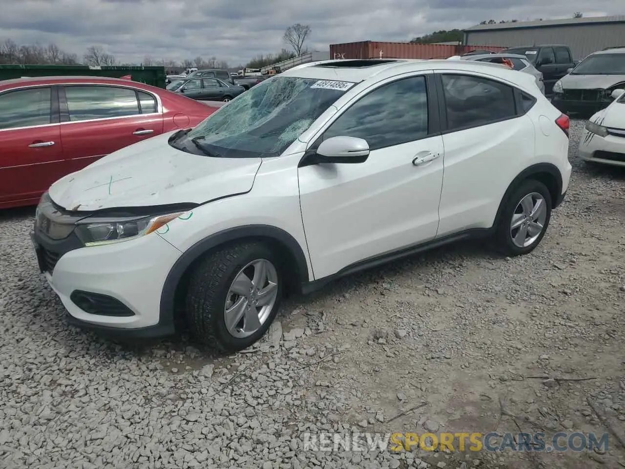 1 Photograph of a damaged car 3CZRU6H55KM731502 HONDA HR-V 2019