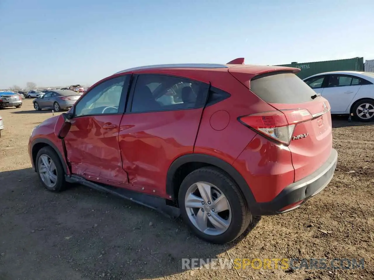 2 Photograph of a damaged car 3CZRU6H55KM732648 HONDA HR-V 2019