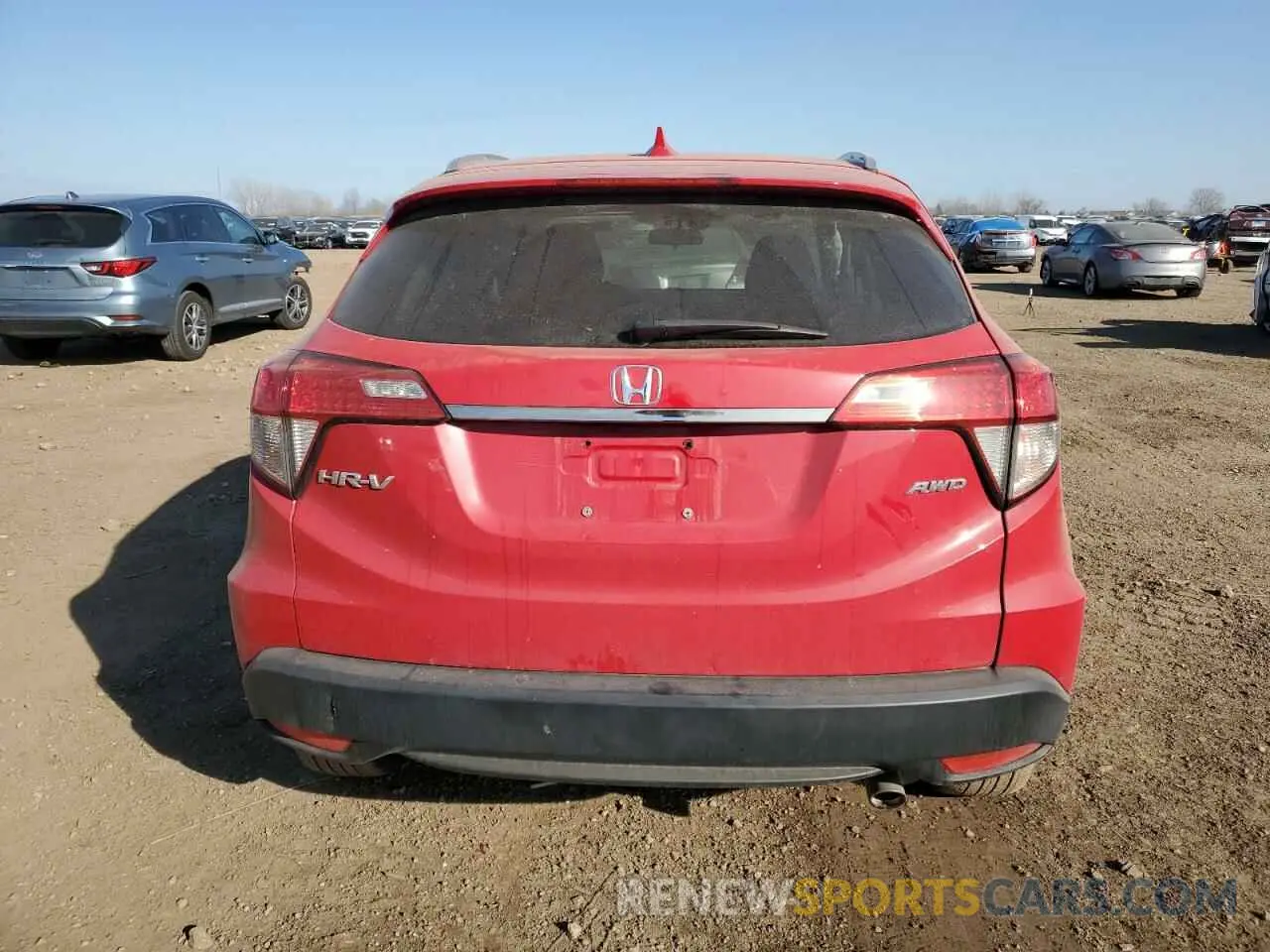 6 Photograph of a damaged car 3CZRU6H55KM732648 HONDA HR-V 2019