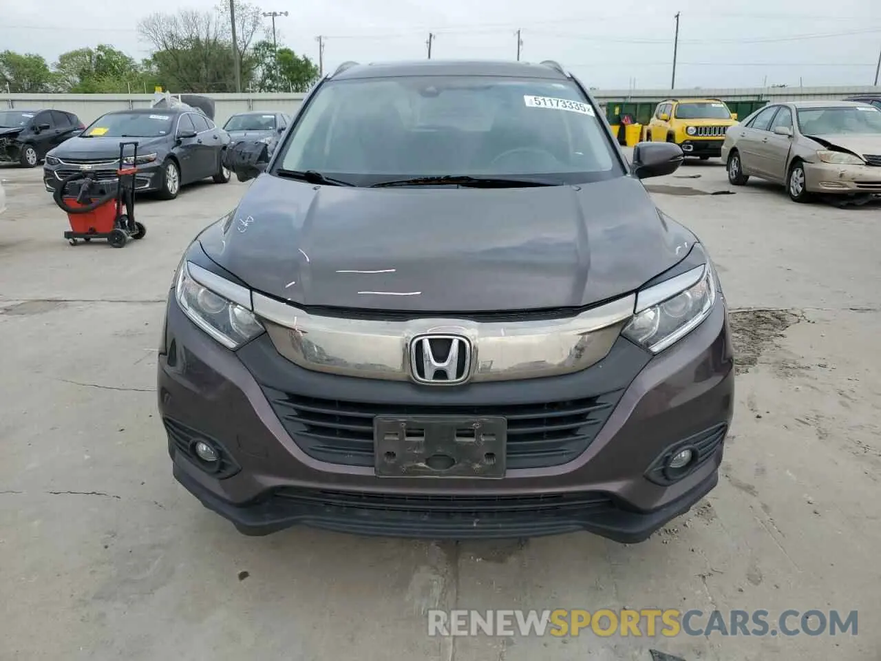 5 Photograph of a damaged car 3CZRU6H55KM740300 HONDA HR-V 2019