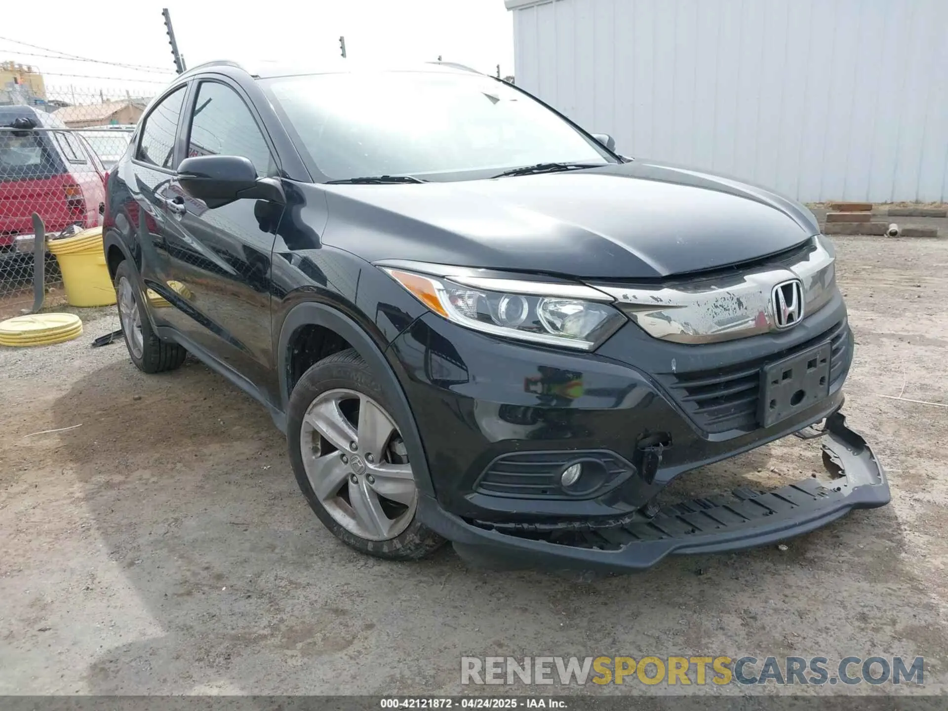1 Photograph of a damaged car 3CZRU6H56KM719942 HONDA HR-V 2019