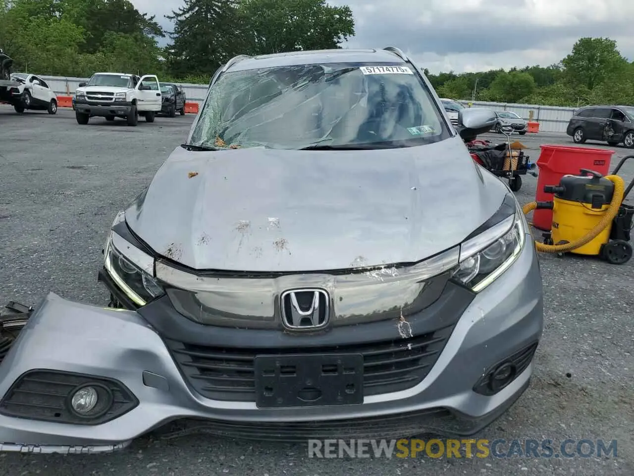 5 Photograph of a damaged car 3CZRU6H56KM725269 HONDA HR-V 2019