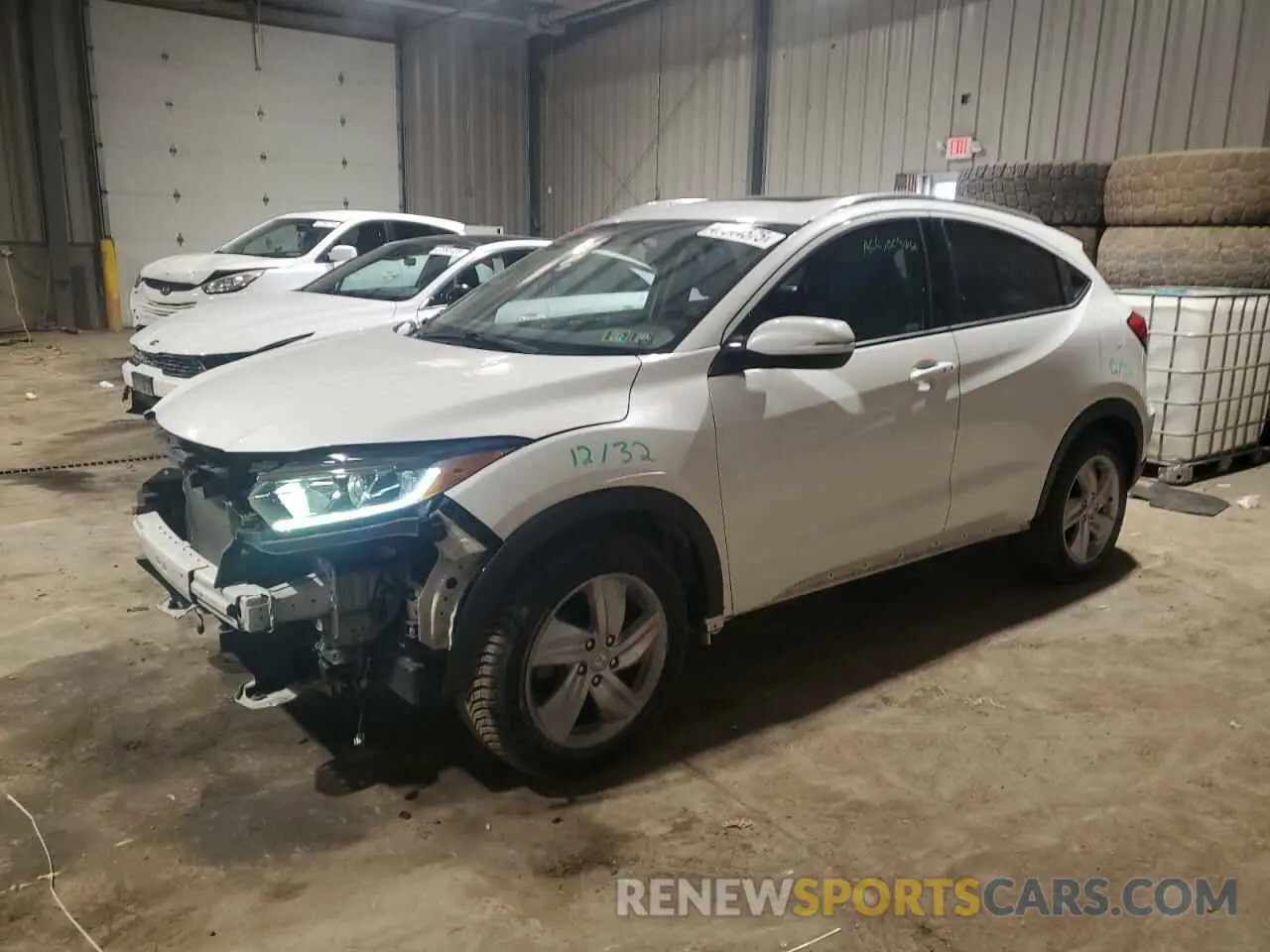 1 Photograph of a damaged car 3CZRU6H57KM716788 HONDA HR-V 2019